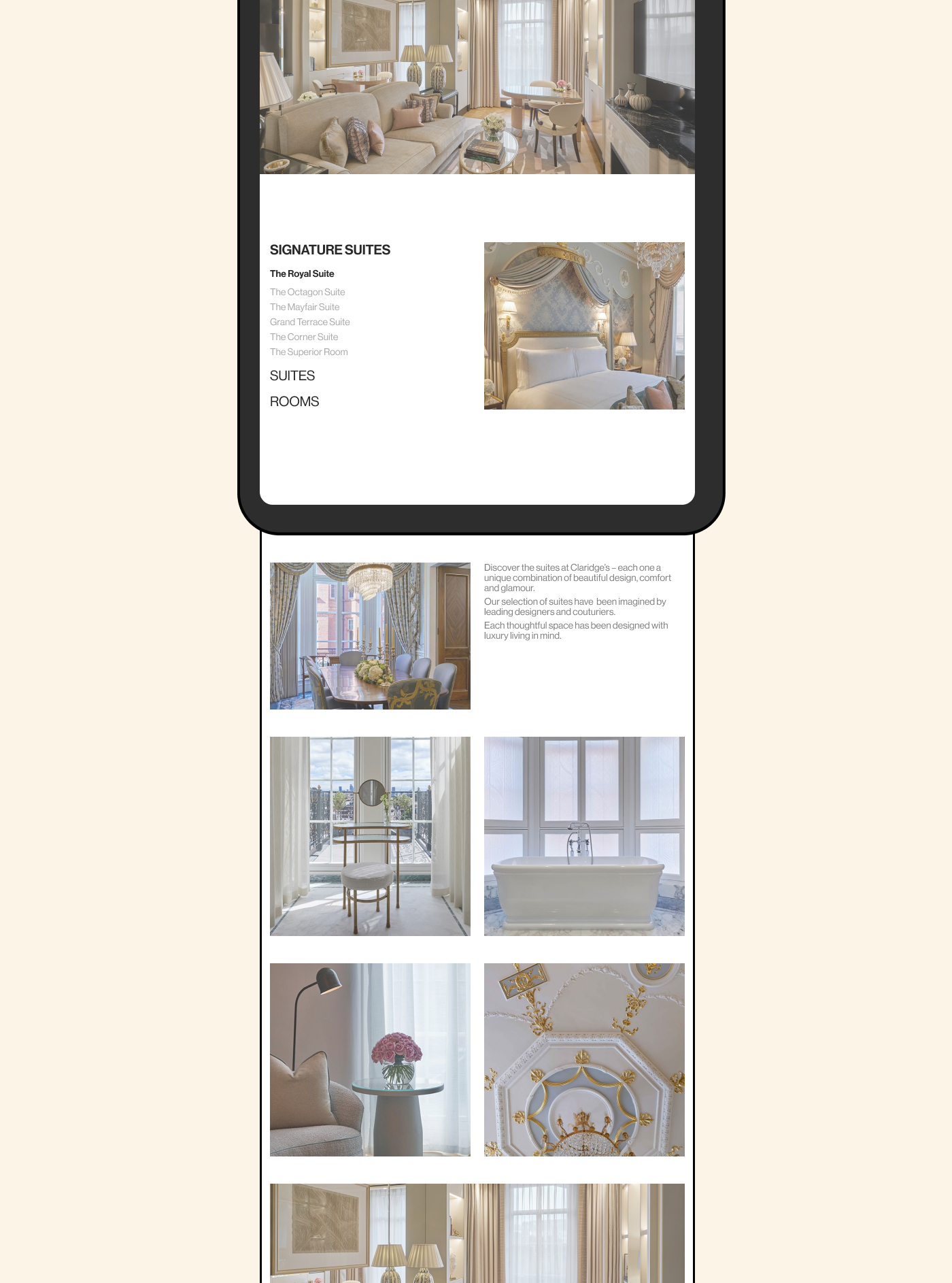 Hotel website redesign UX UI concept — Изображение №8 — Интерфейсы, Графика на Dprofile