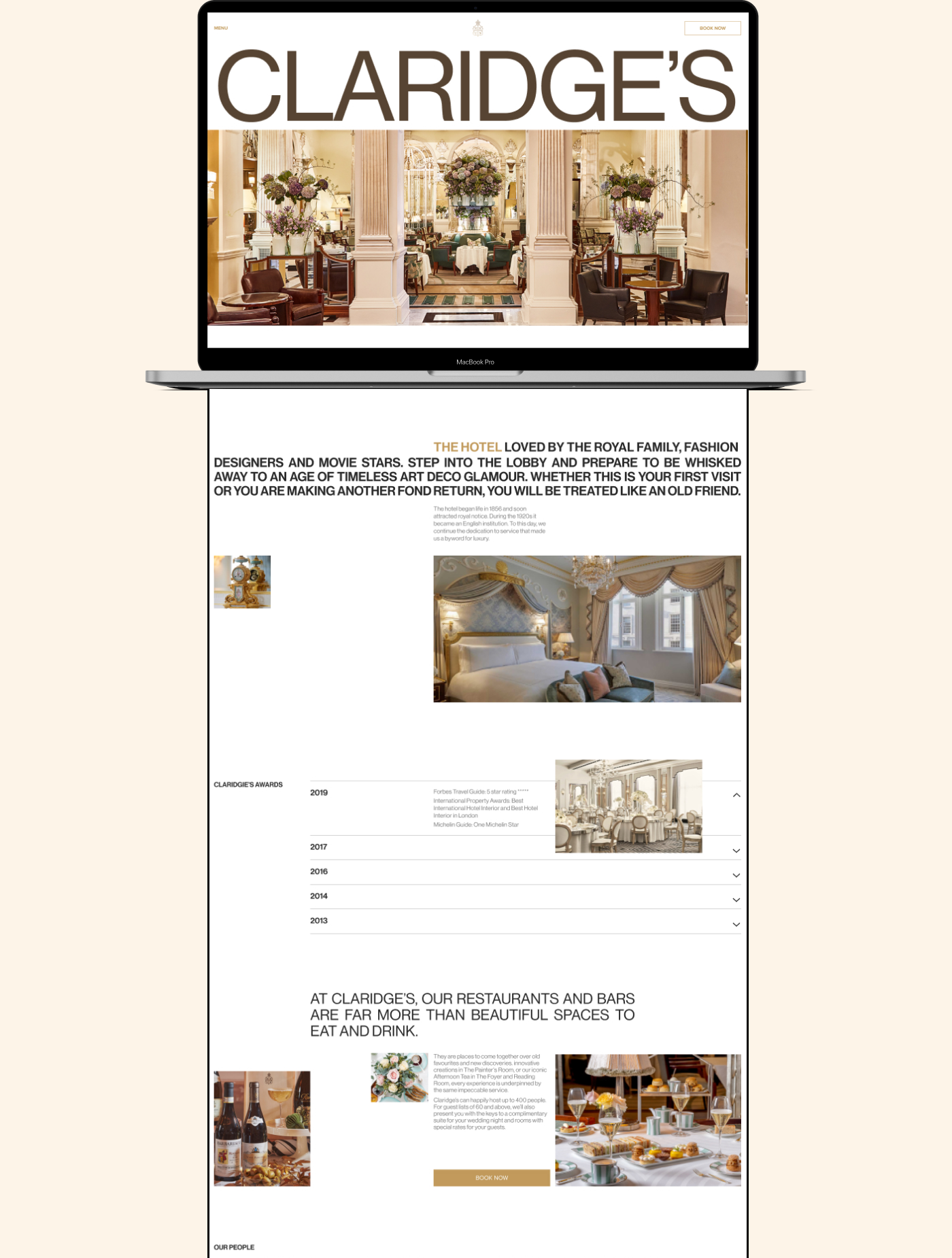 Hotel website redesign UX UI concept — Изображение №4 — Интерфейсы, Графика на Dprofile