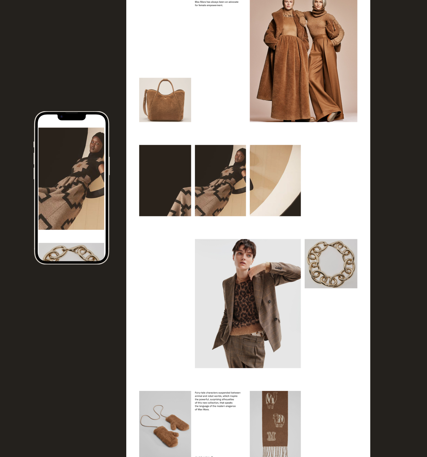 Fashion Website Redesign Concept - Max Mara — Изображение №8 — Интерфейсы, Графика на Dprofile