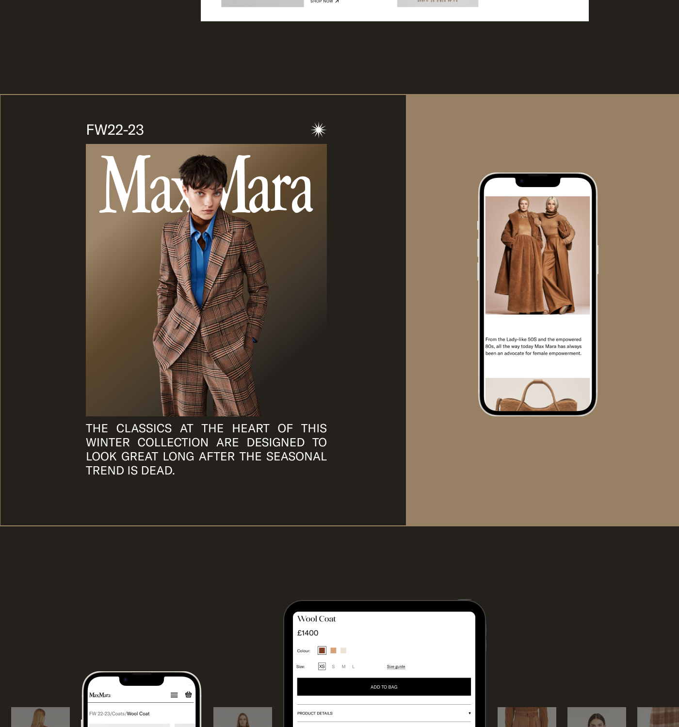 Fashion Website Redesign Concept - Max Mara — Изображение №9 — Интерфейсы, Графика на Dprofile