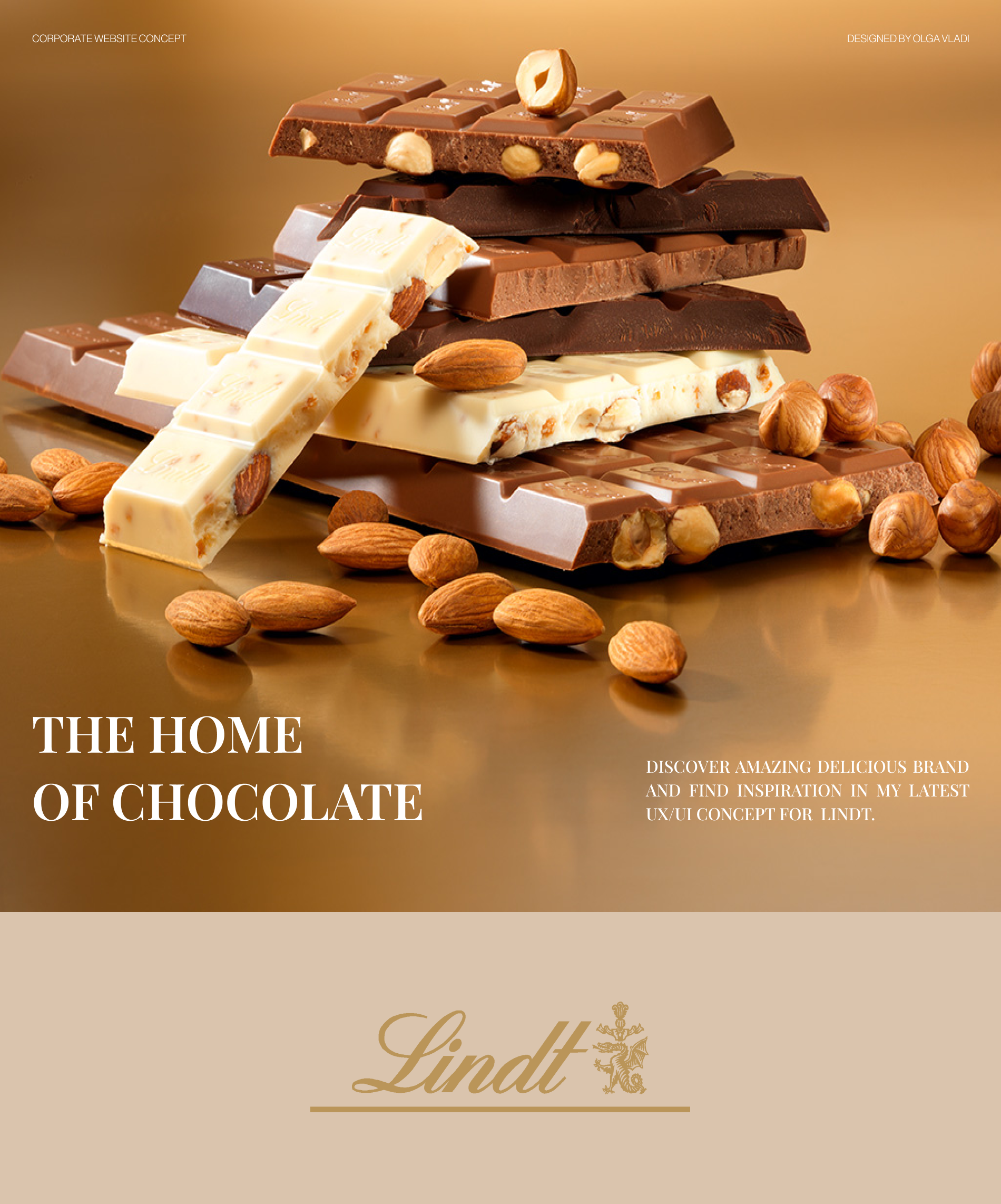Website Redesign Concept - Museum of Lindt Chocolate — Изображение №1 — Интерфейсы, Графика на Dprofile