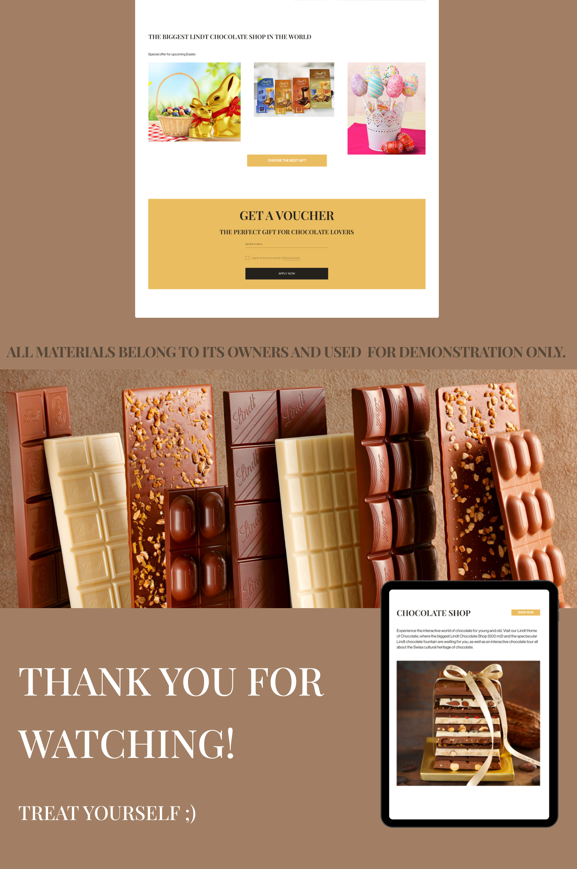 Website Redesign Concept - Museum of Lindt Chocolate — Изображение №9 — Интерфейсы, Графика на Dprofile