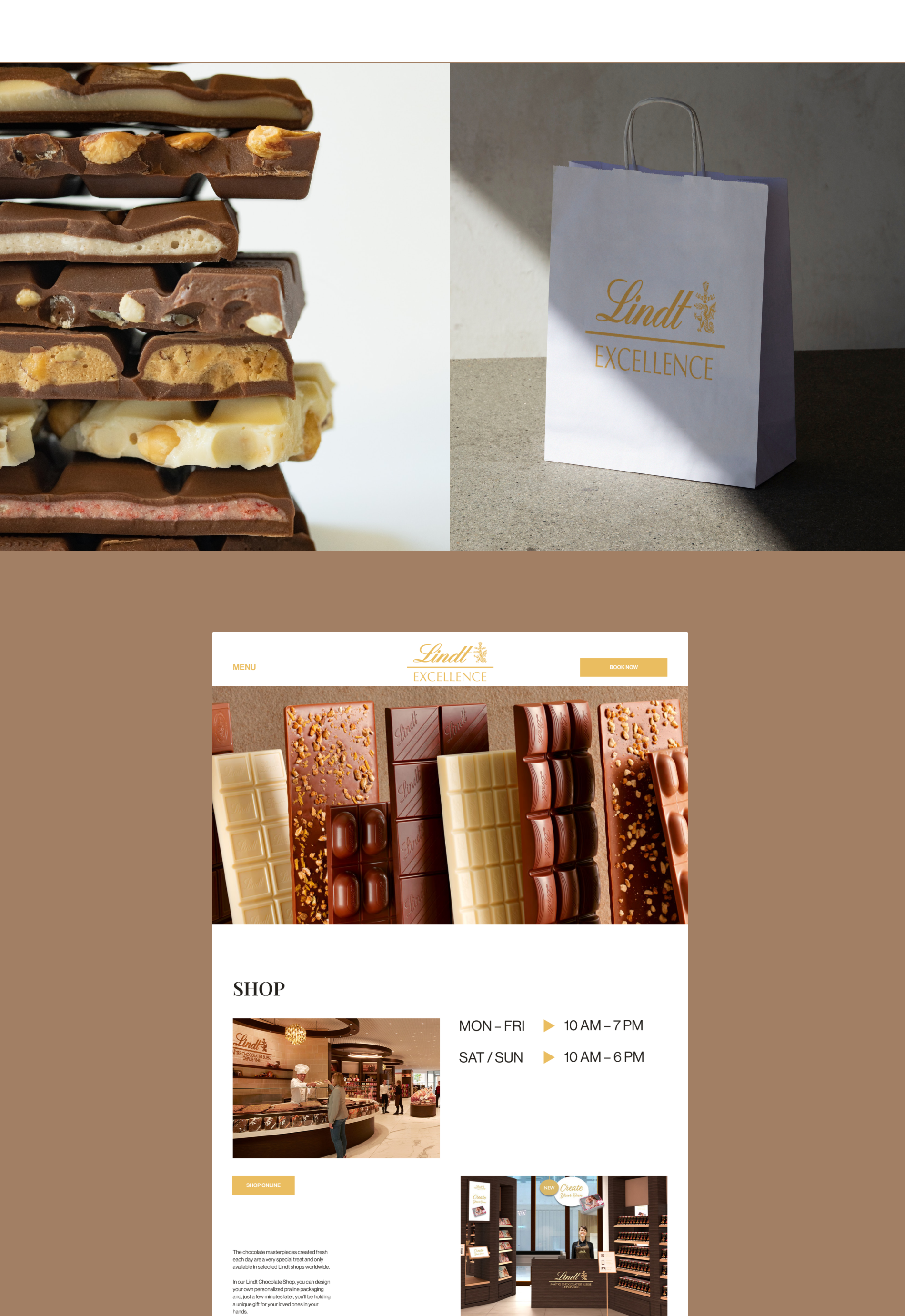 Website Redesign Concept - Museum of Lindt Chocolate — Изображение №8 — Интерфейсы, Графика на Dprofile