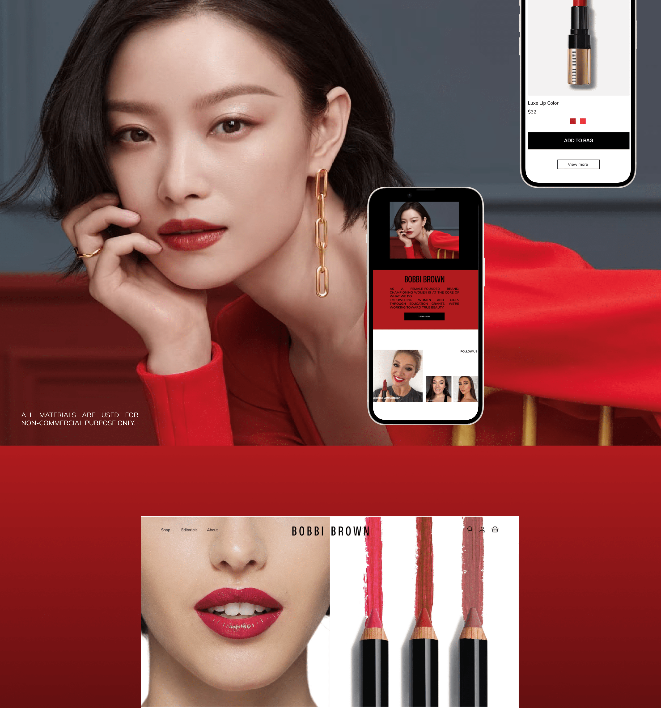 Beauty Website Redesign Concept - Bobby BrownBobby Brown — Изображение №6 — Интерфейсы, Графика на Dprofile