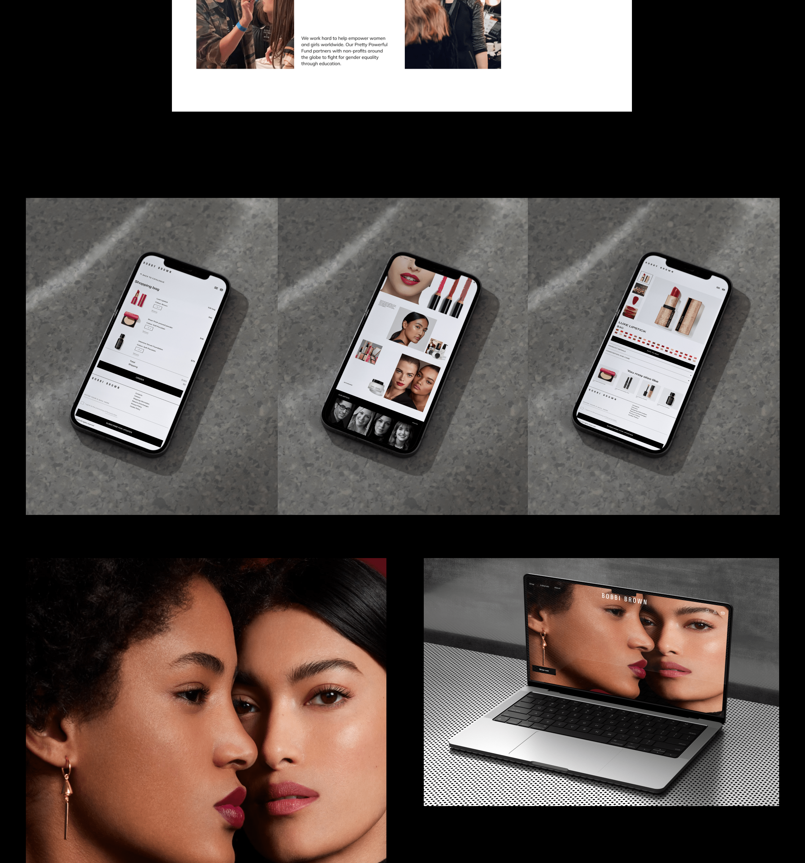 Beauty Website Redesign Concept - Bobby BrownBobby Brown — Изображение №8 — Интерфейсы, Графика на Dprofile