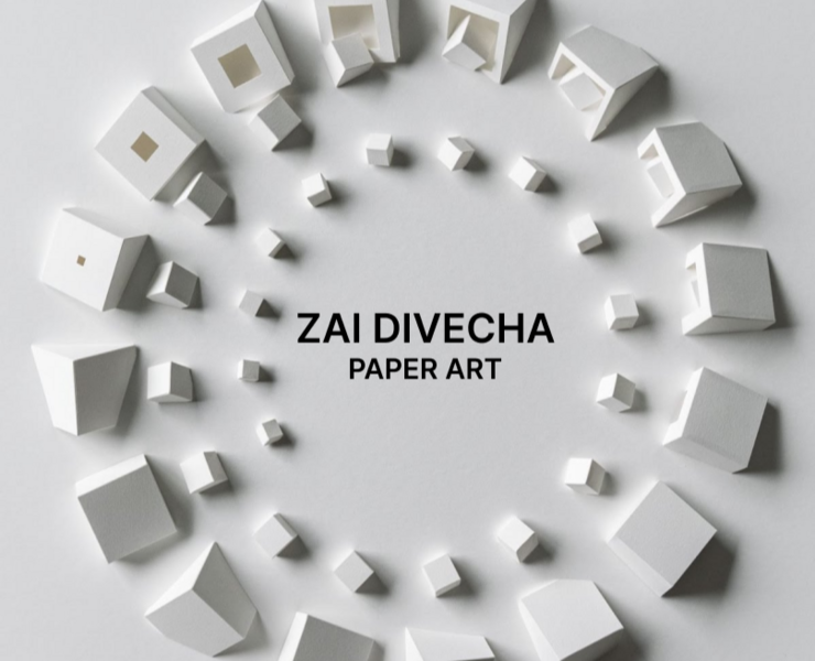 Landing page - Paper Art by Zai Divechacha — Интерфейсы, Графика на Dprofile