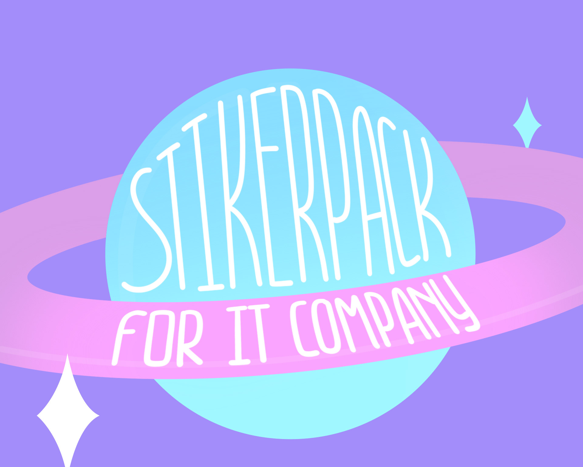 Стикеры для IT компании — Изображение №1 — Брендинг, Иллюстрация на Dprofile