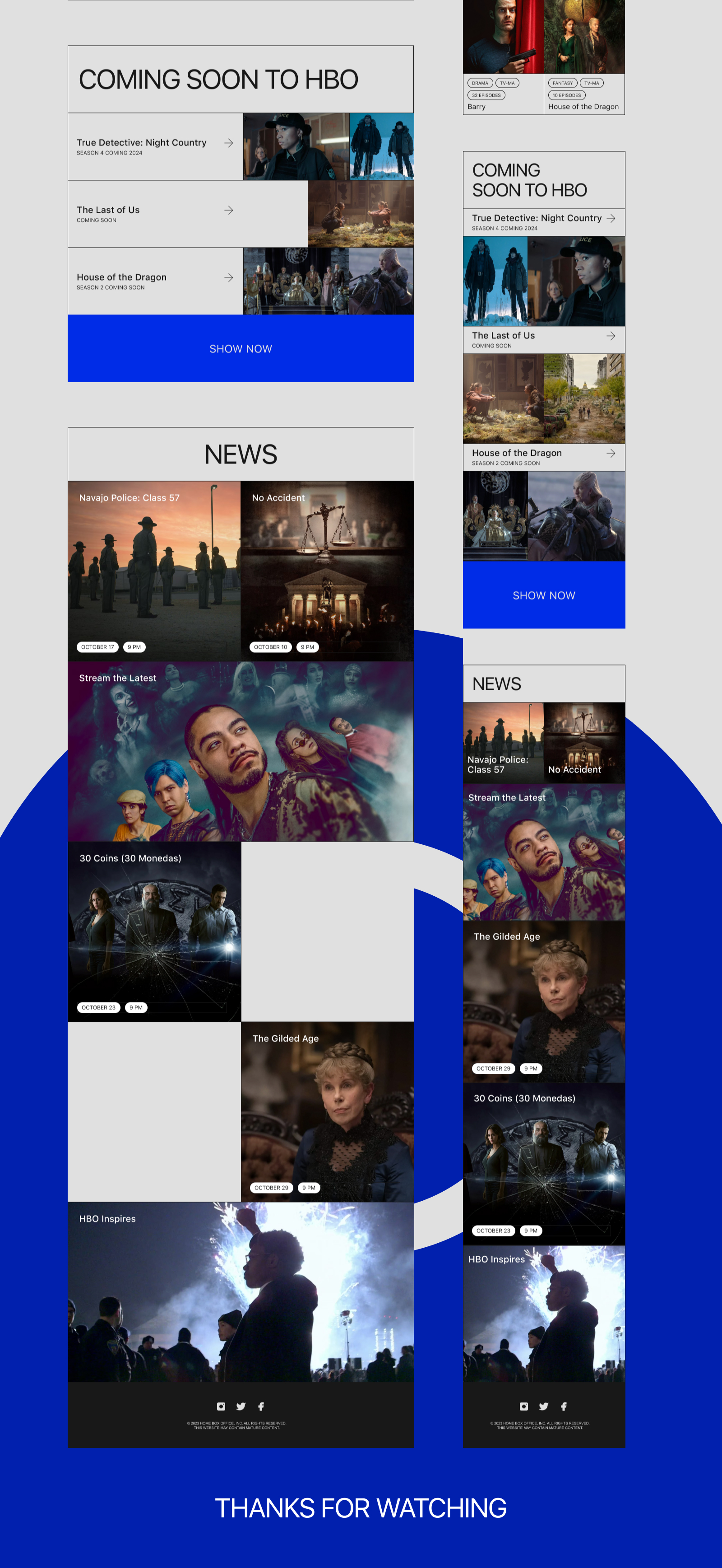 [ HBO ] Landing Page — Изображение №8 — Интерфейсы на Dprofile