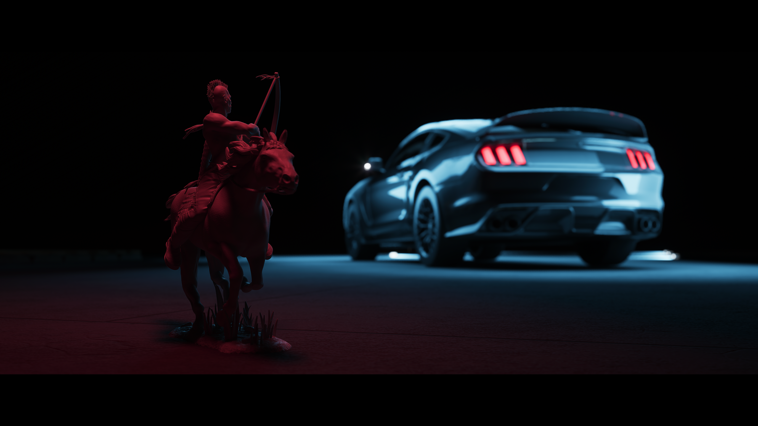 FORD MUSTANG | Unreal Engine 5 Cinematic. — Изображение №9 — 3D, Анимация на Dprofile