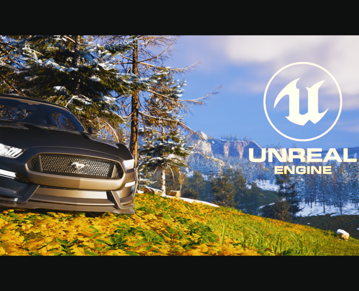FORD MUSTANG | Unreal Engine 5 Cinematic. на Dprofile