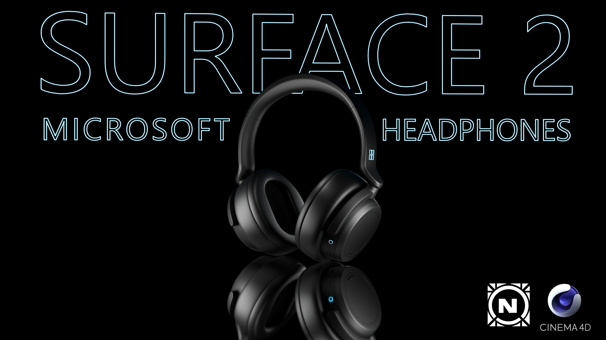 Surface Headphones 2 | 3D Product Animation | Cinema 4D — Изображение №1 — 3D, Анимация на Dprofile