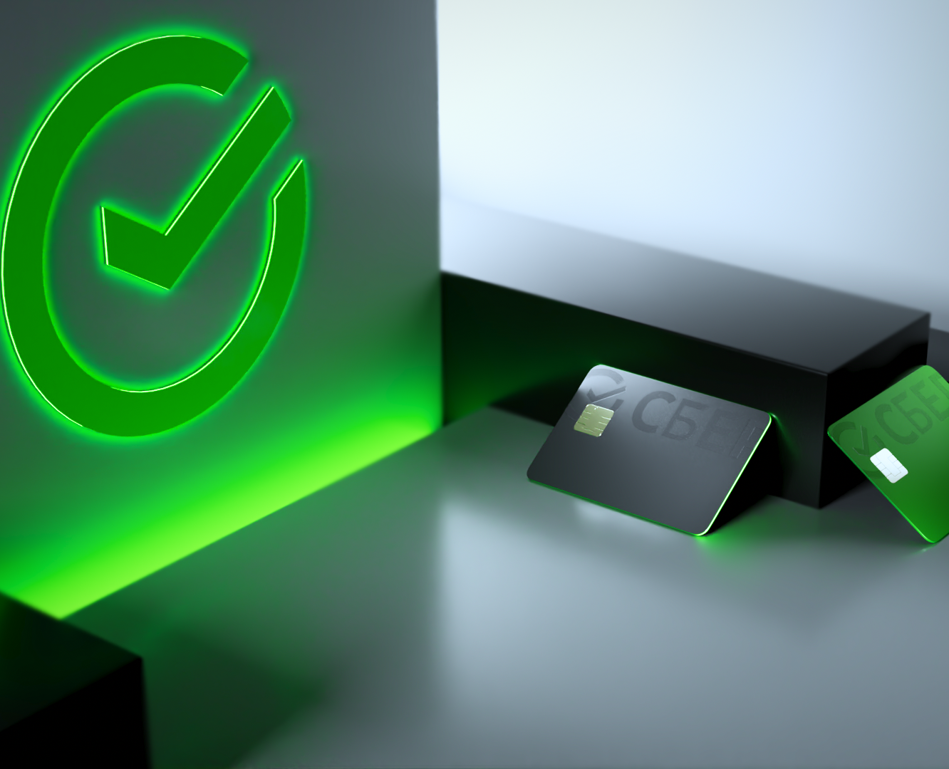 Sberbank card | 3D Product Animation | Cinema 4D на Dprofile