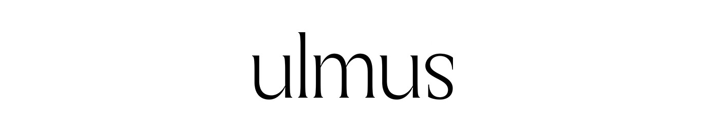Typography for the music label "Ulmus" — Изображение №1 — Брендинг, Иллюстрация на Dprofile