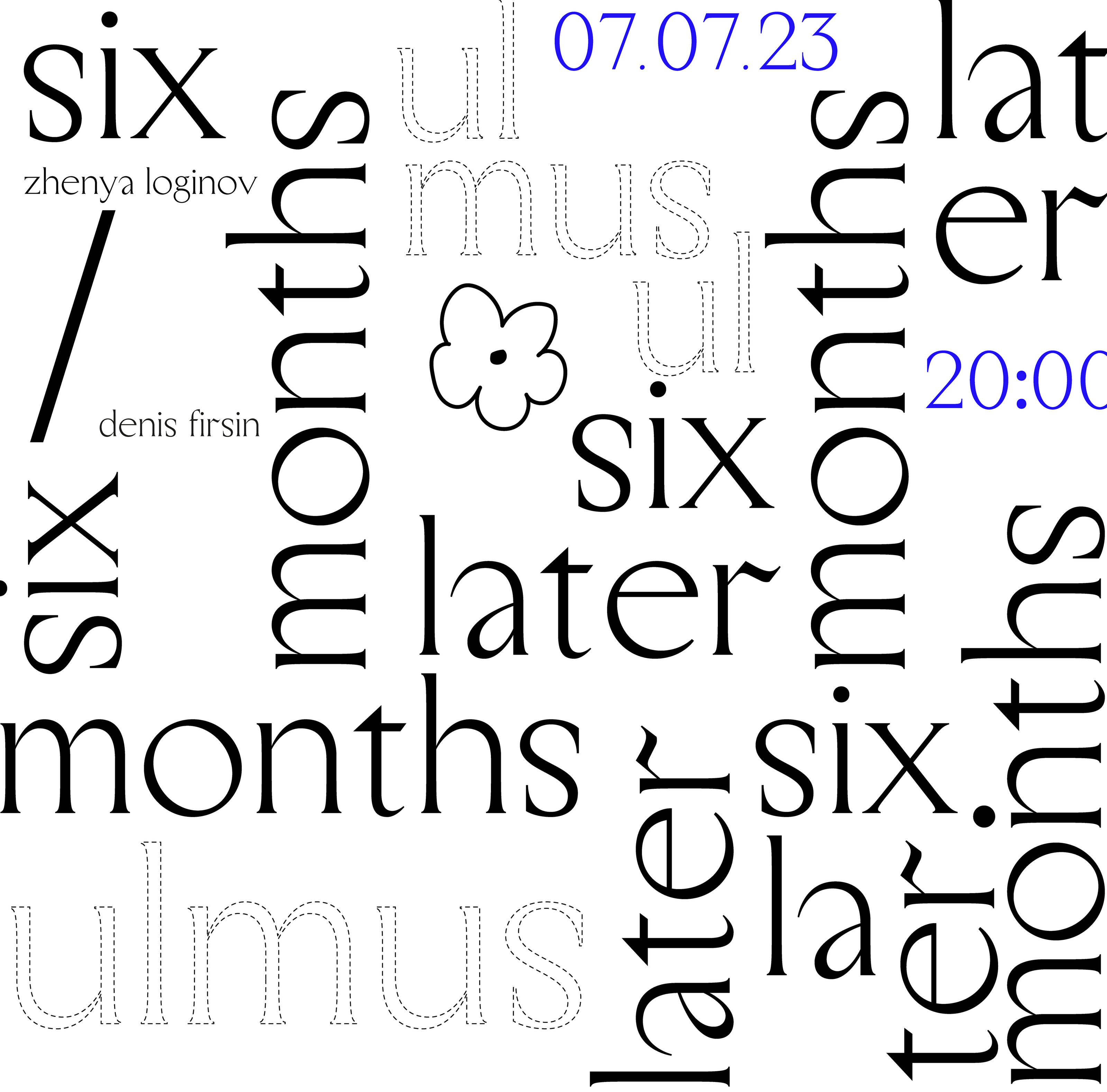 Typography for the music label "Ulmus" — Изображение №3 — Брендинг, Иллюстрация на Dprofile