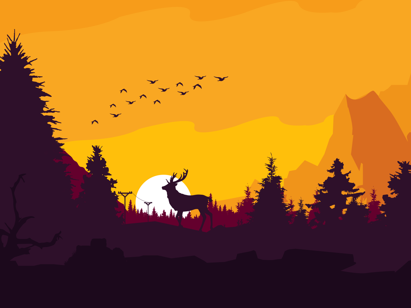DEER — Изображение №1 — Иллюстрация на Dprofile