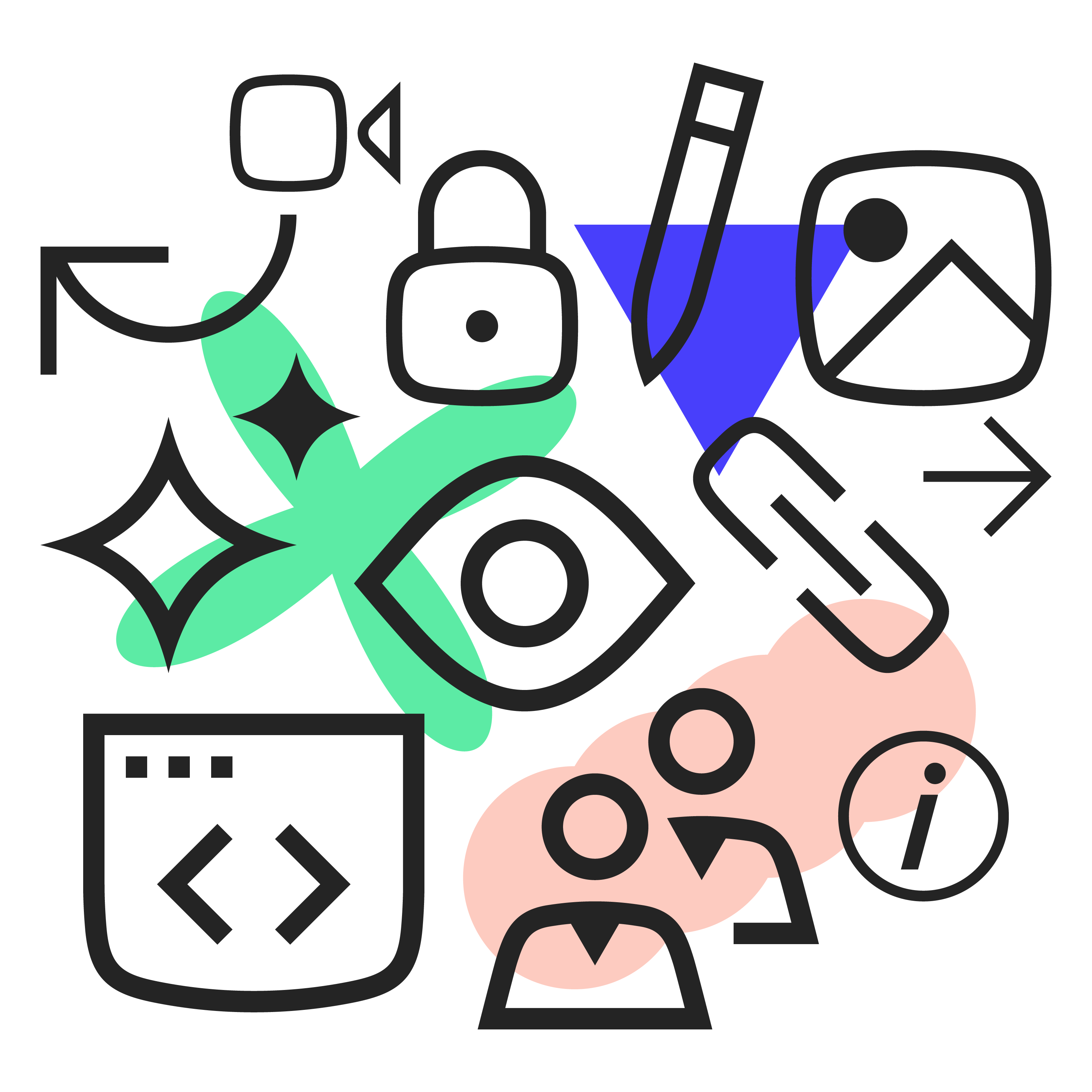 Система иконок Skillbox — Изображение №1 — Интерфейсы, Графика на Dprofile