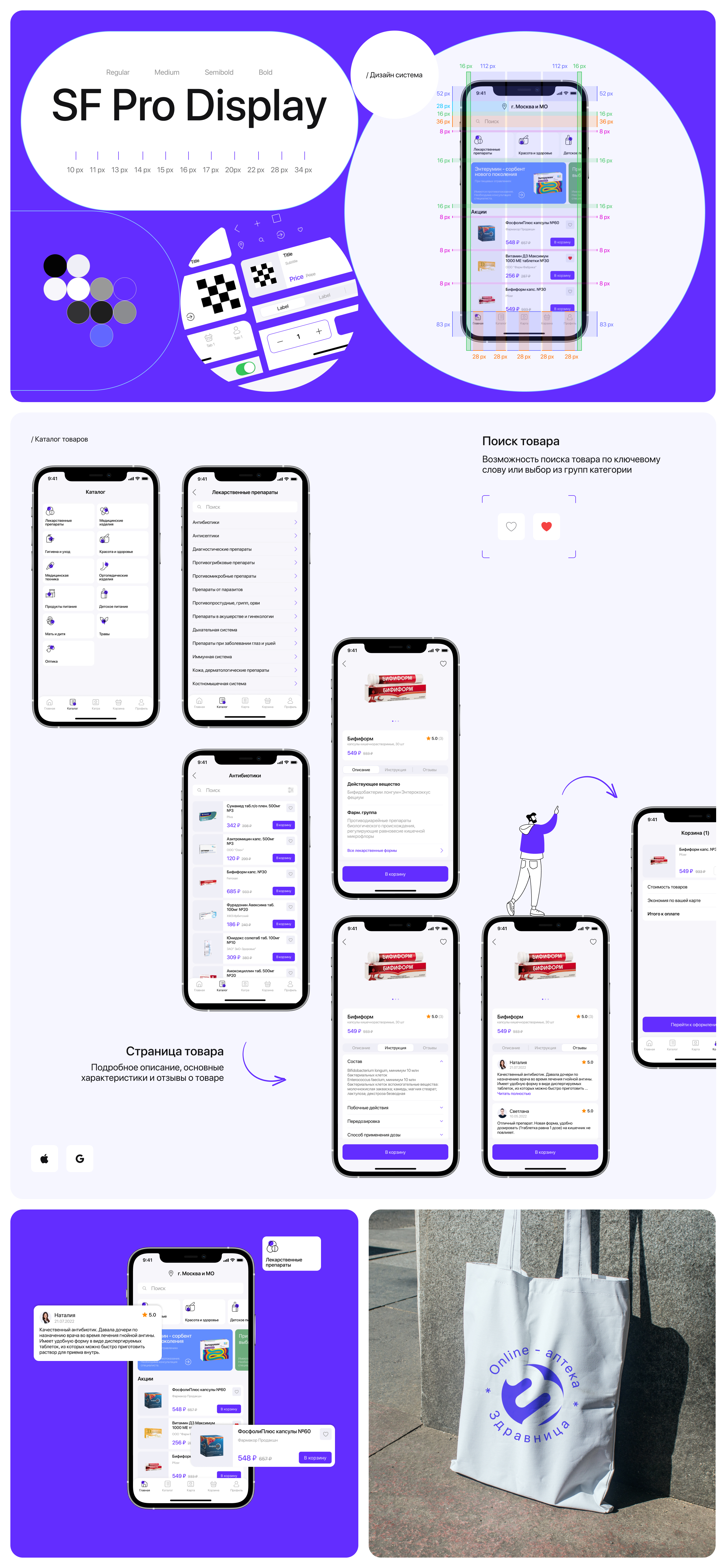 Mobile Application - Online аптека Здравница — Изображение №3 — Интерфейсы на Dprofile