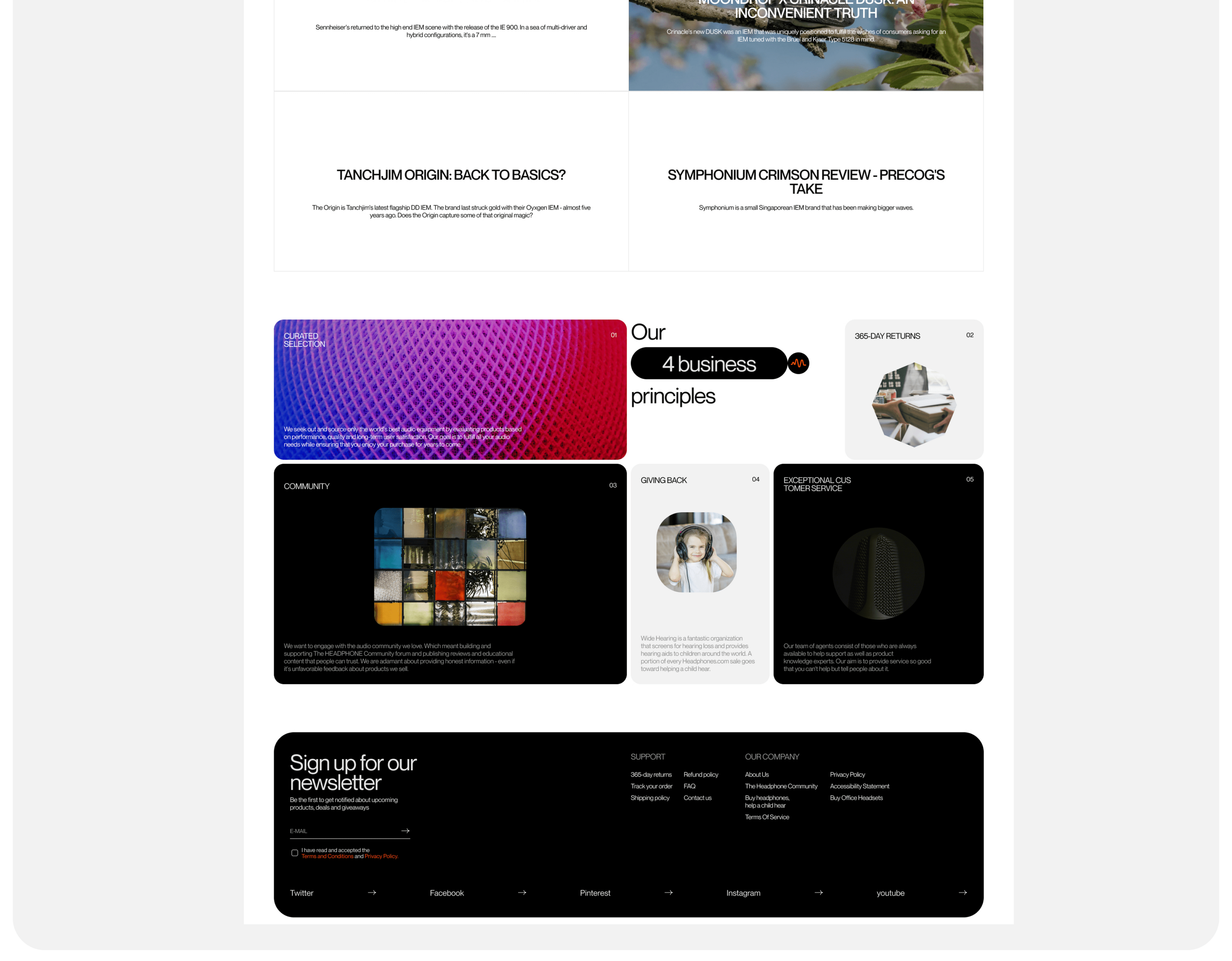 E-commerse Headphones.com — Изображение №9 — Интерфейсы, Брендинг на Dprofile
