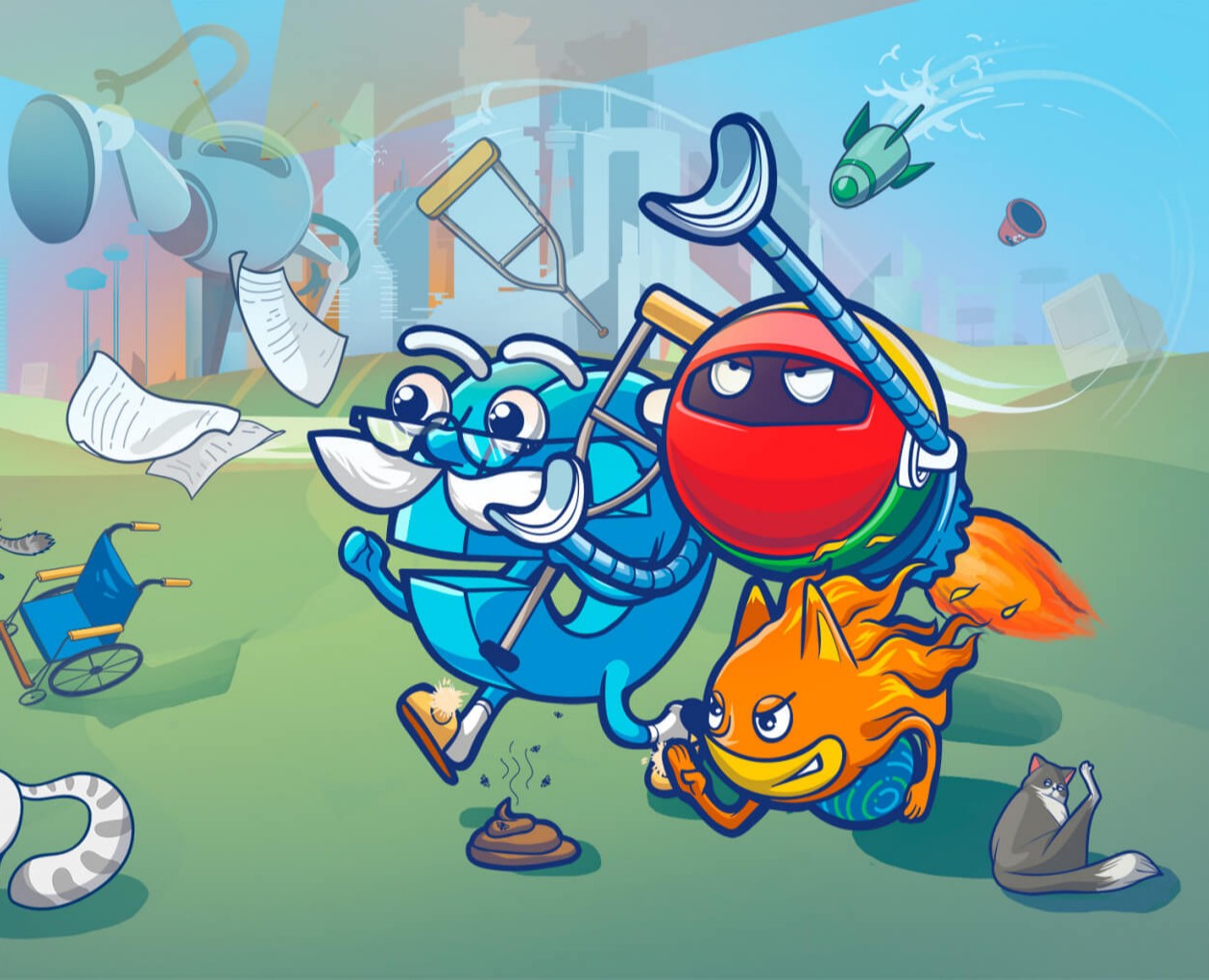 Дизайн браузерной игры UpToTab на Dprofile