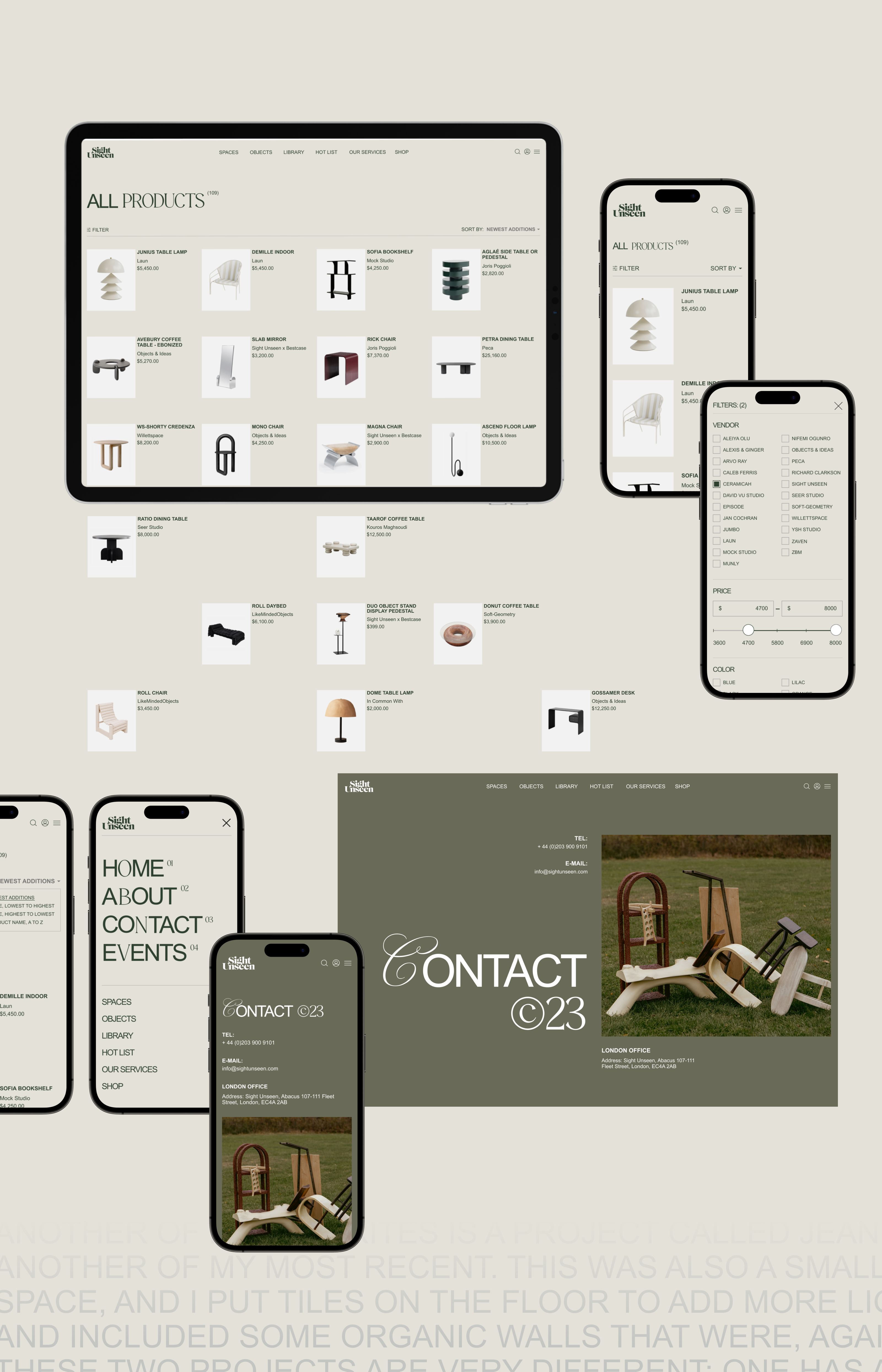 Sight Unseen — News Website — Изображение №10 — Интерфейсы на Dprofile