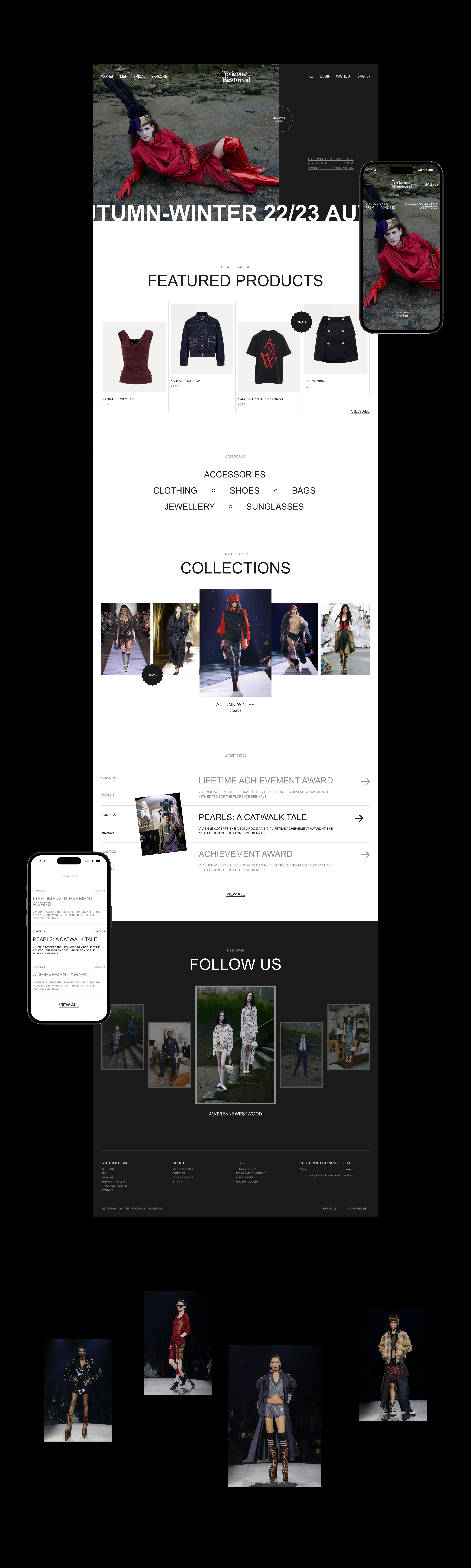 Vivienne Westwood - Интернет-магазин — Изображение №3 — Интерфейсы на Dprofile