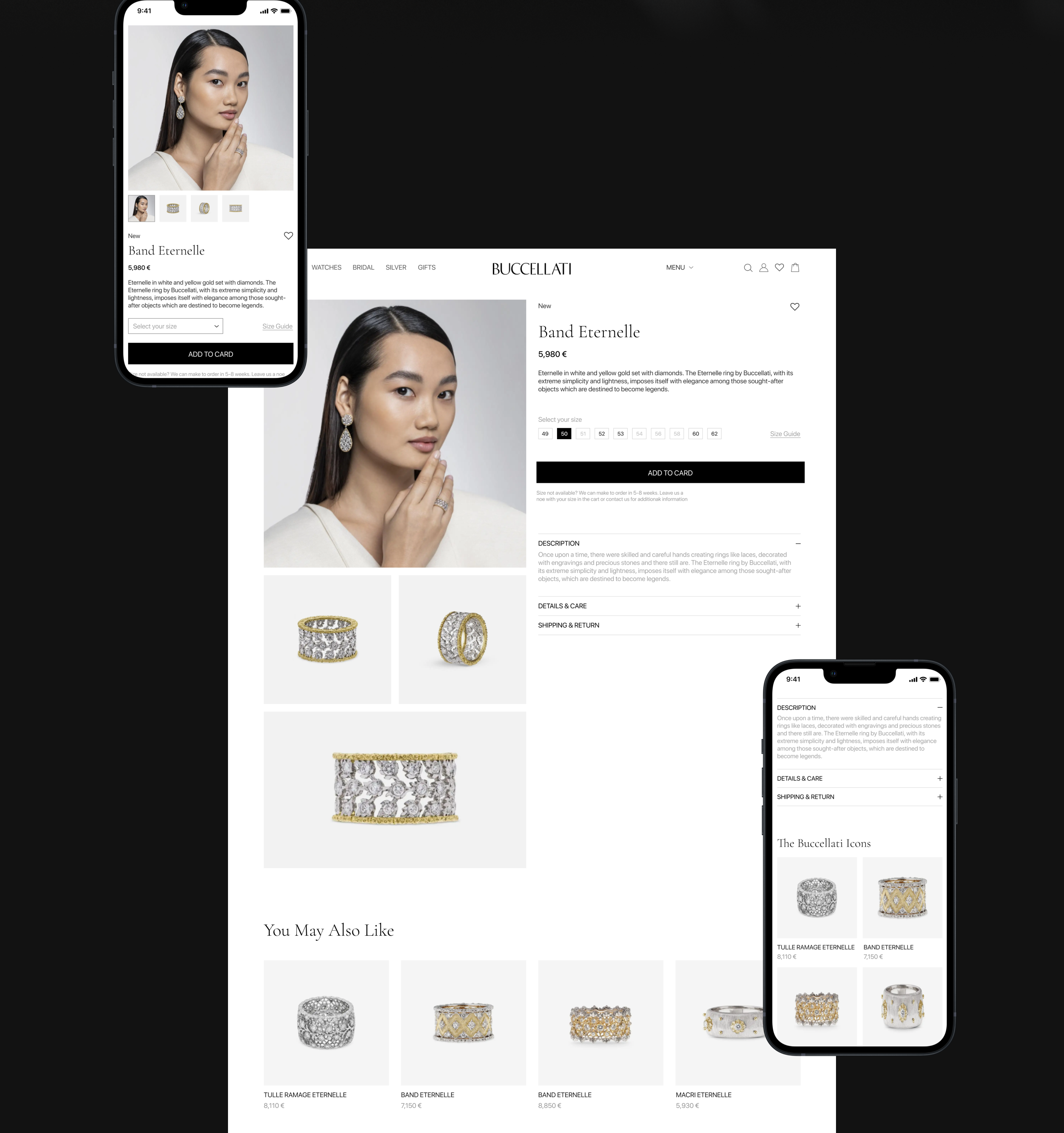 Buccellati — Online Jewelry Store Redesign — Изображение №8 — Интерфейсы на Dprofile