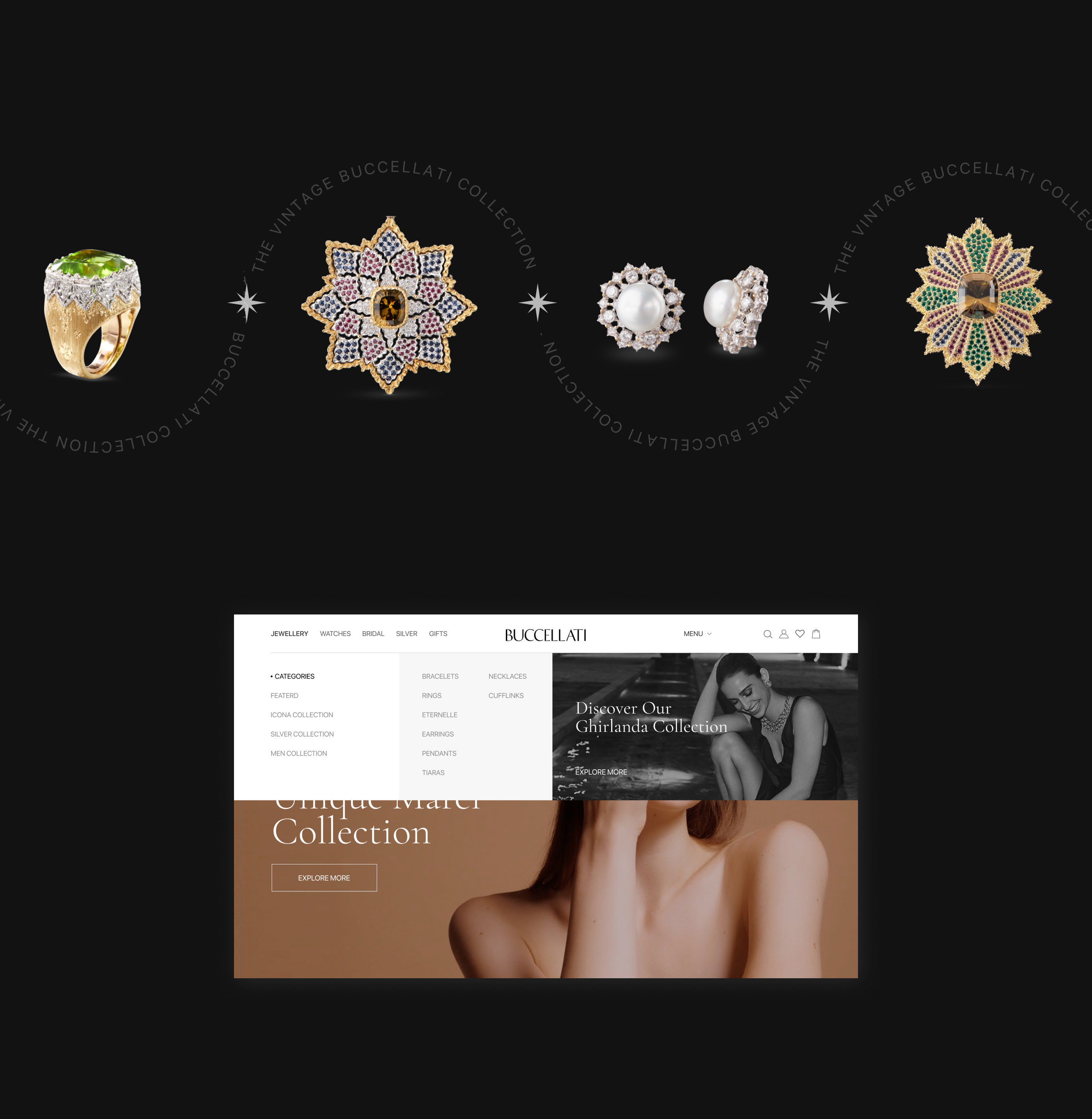 Buccellati — Online Jewelry Store Redesign — Изображение №9 — Интерфейсы на Dprofile