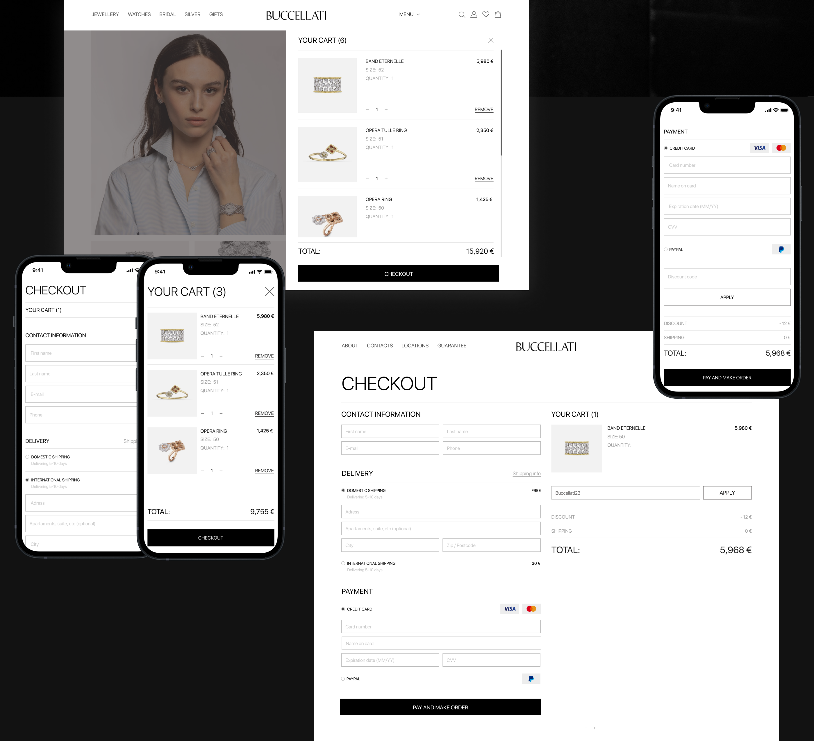 Buccellati — Online Jewelry Store Redesign — Изображение №13 — Интерфейсы на Dprofile