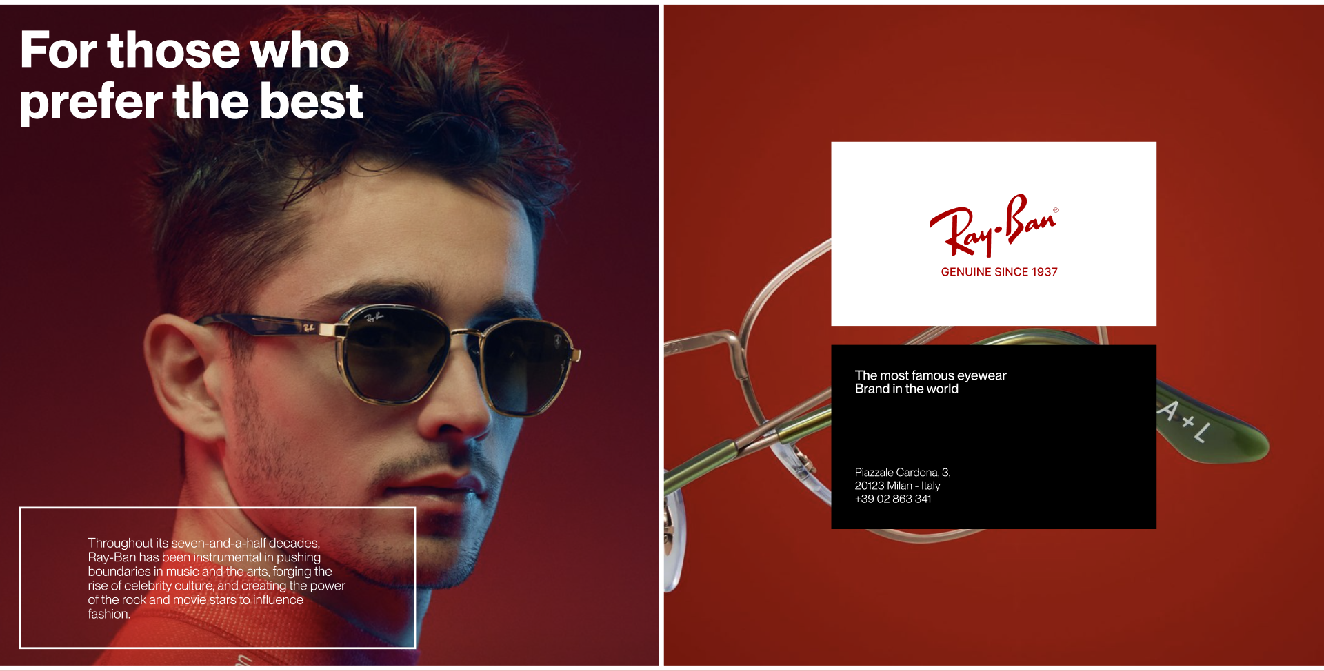 Web design for Ray-Ban — Изображение №2 — Интерфейсы, Брендинг на Dprofile