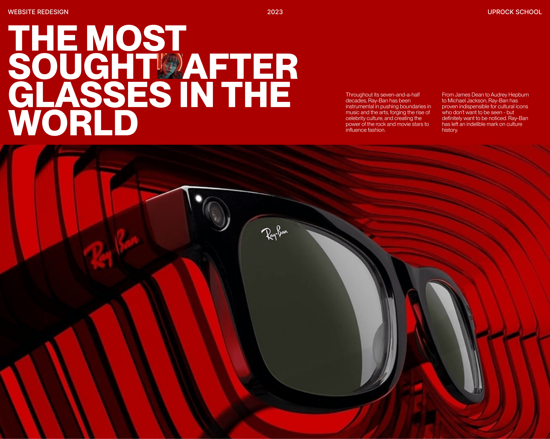 Web design for Ray-Ban — Изображение №1 — Интерфейсы, Брендинг на Dprofile