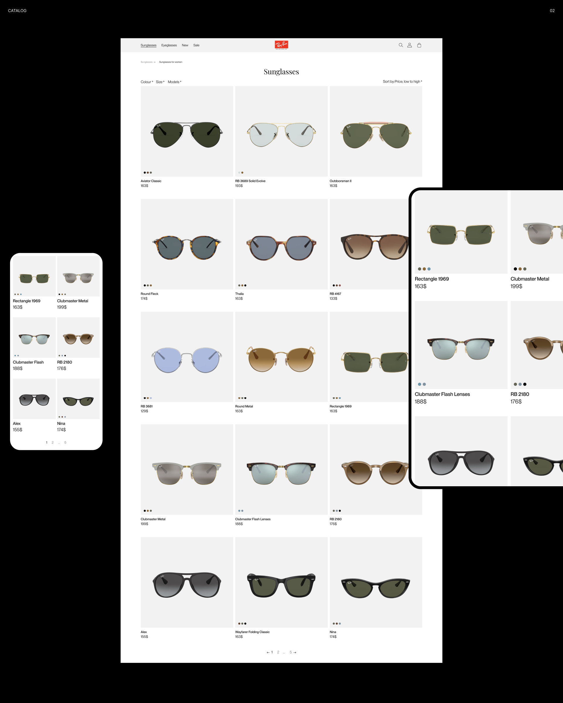 Web design for Ray-Ban — Изображение №5 — Интерфейсы, Брендинг на Dprofile
