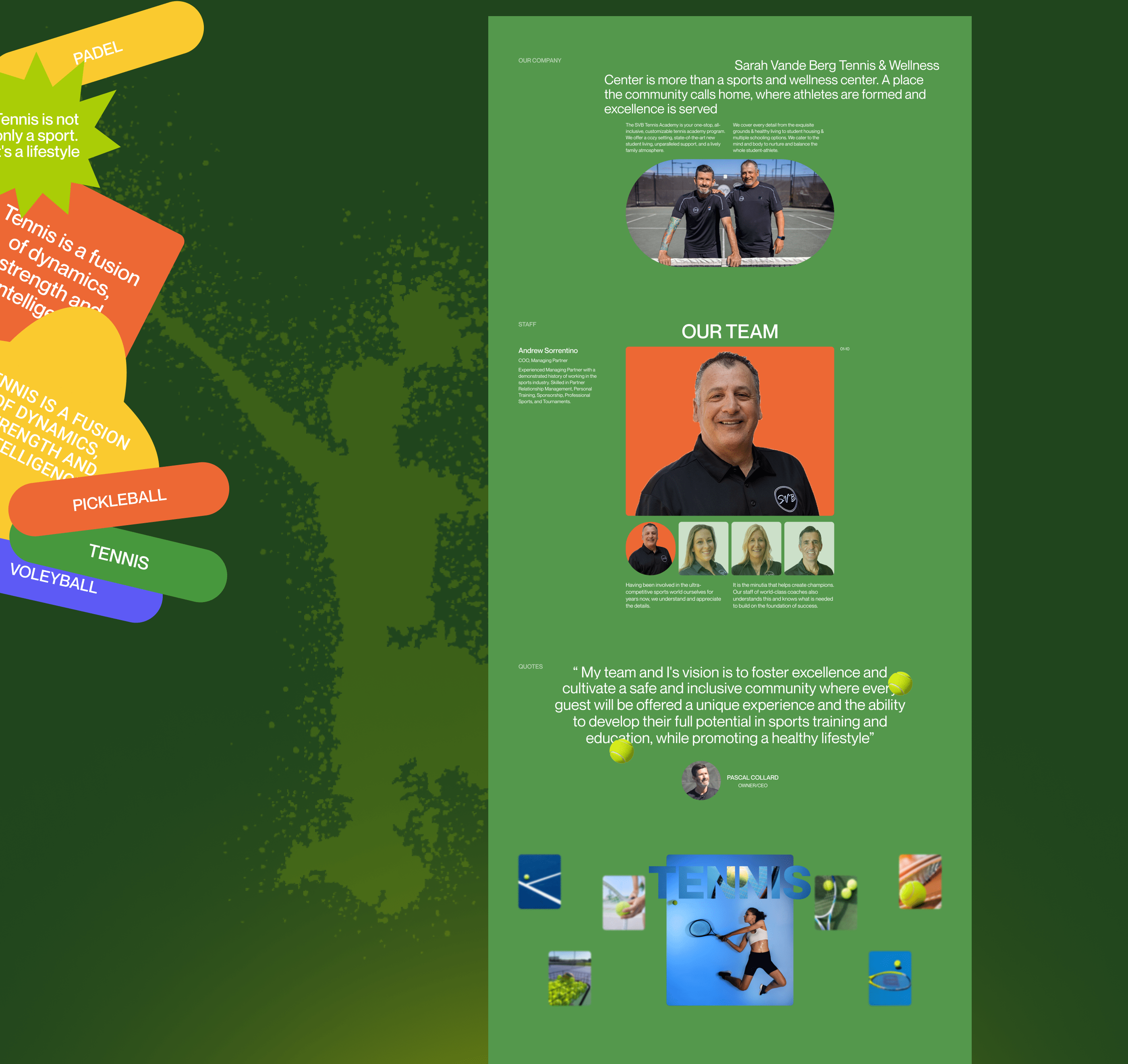 Tennis Center: Website Redesign — Изображение №16 — Интерфейсы, Графика на Dprofile