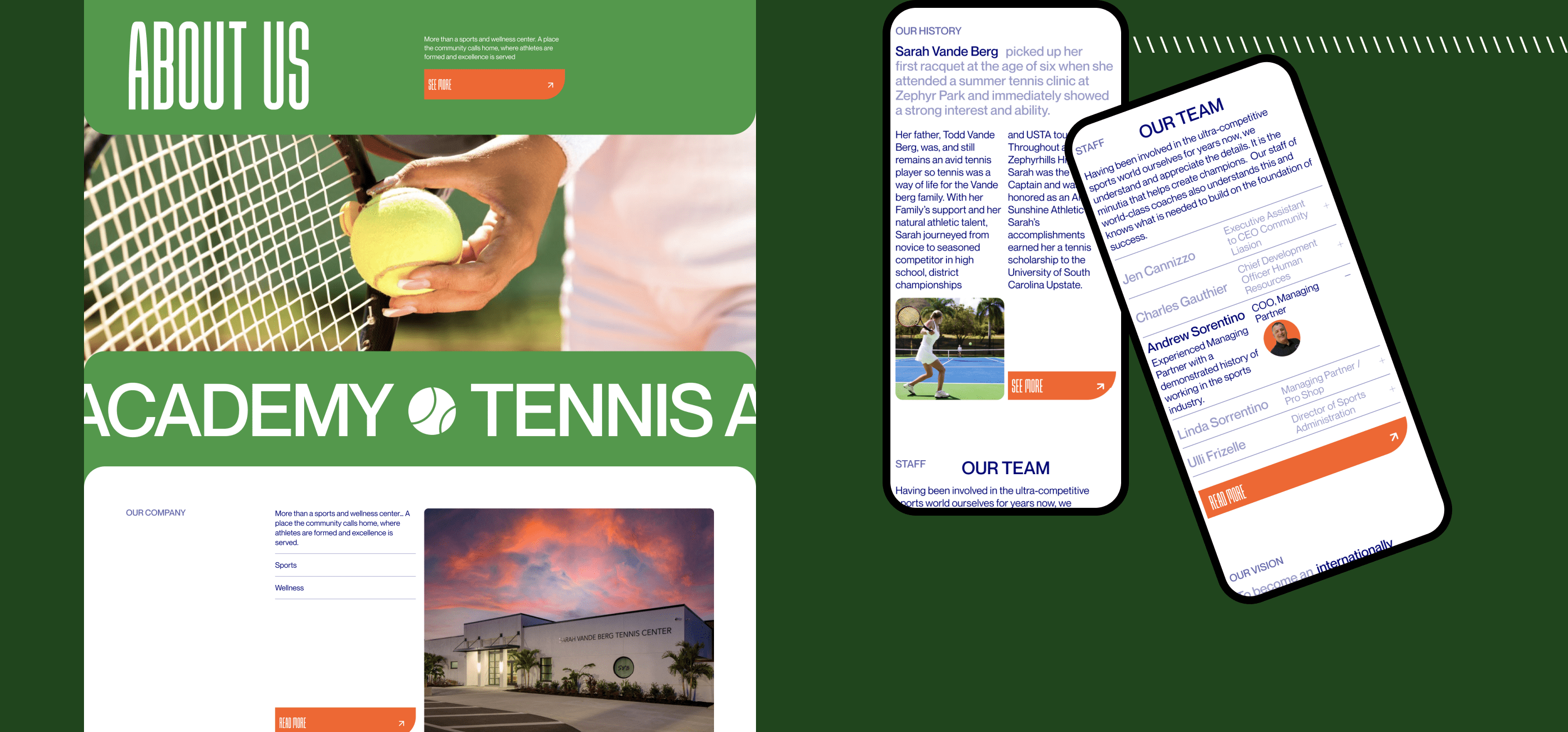 Tennis Center: Website Redesign — Изображение №12 — Интерфейсы, Графика на Dprofile