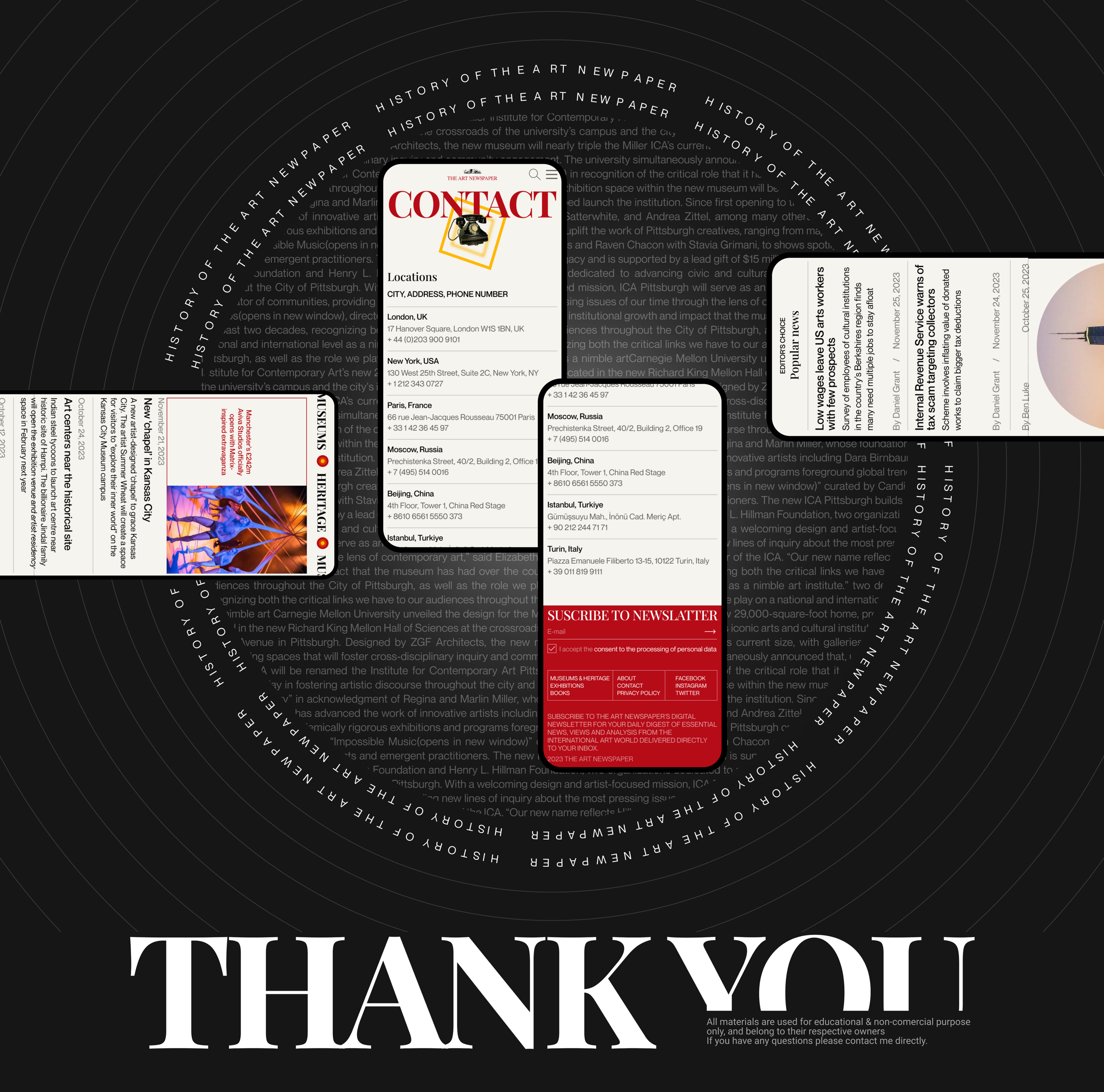 The Art Newspaper: Website Redesign — Изображение №19 — Интерфейсы, Графика на Dprofile