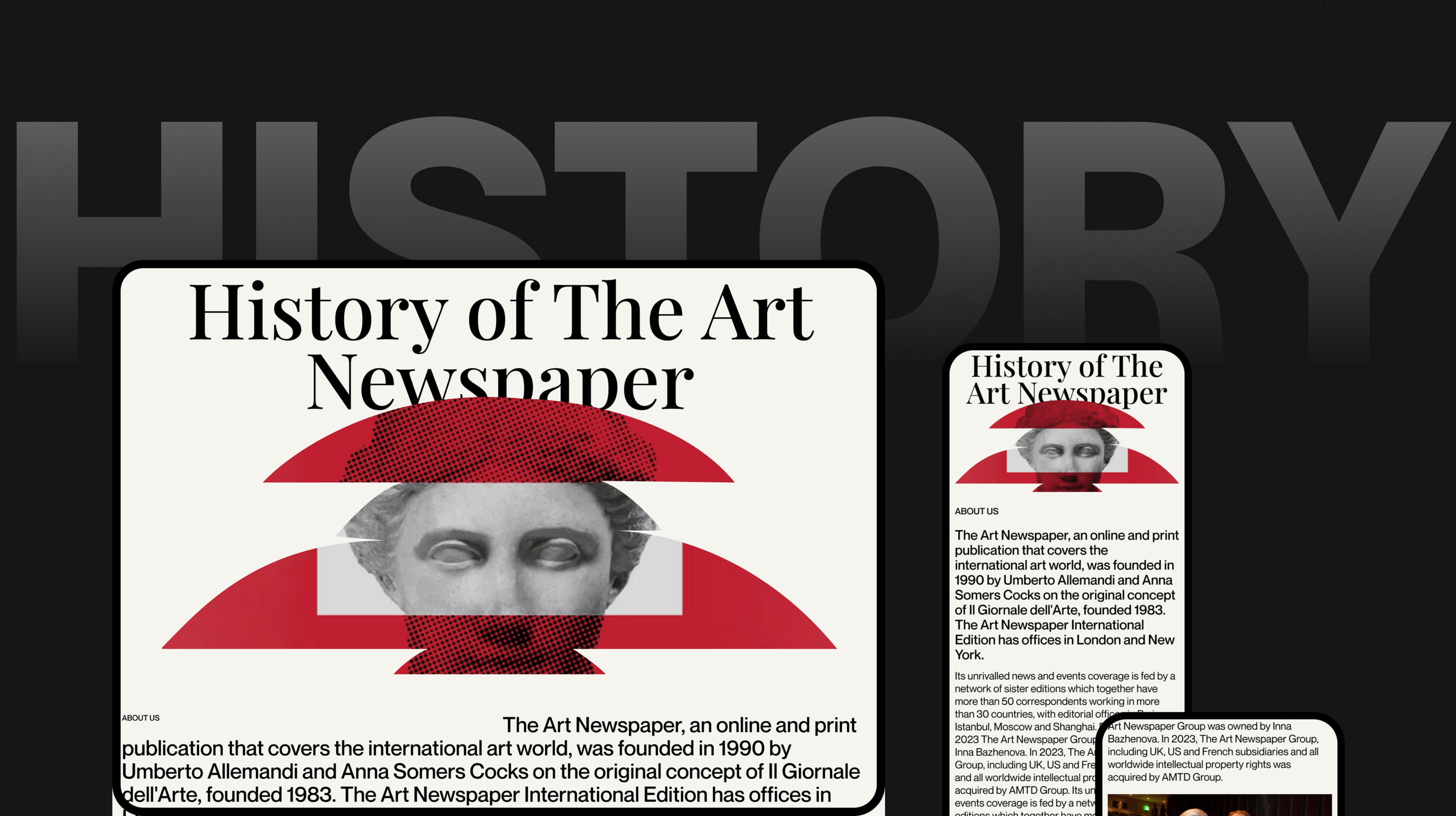 The Art Newspaper: Website Redesign — Изображение №14 — Интерфейсы, Графика на Dprofile