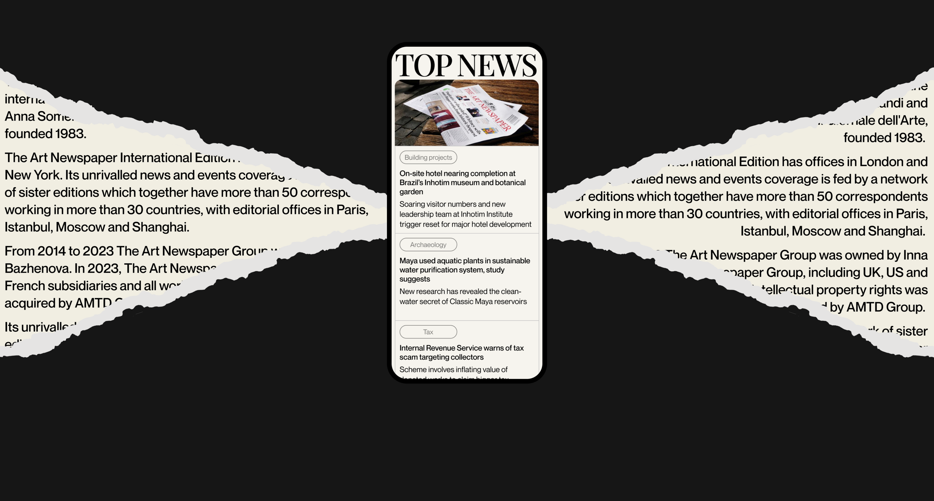 The Art Newspaper: Website Redesign — Изображение №17 — Интерфейсы, Графика на Dprofile