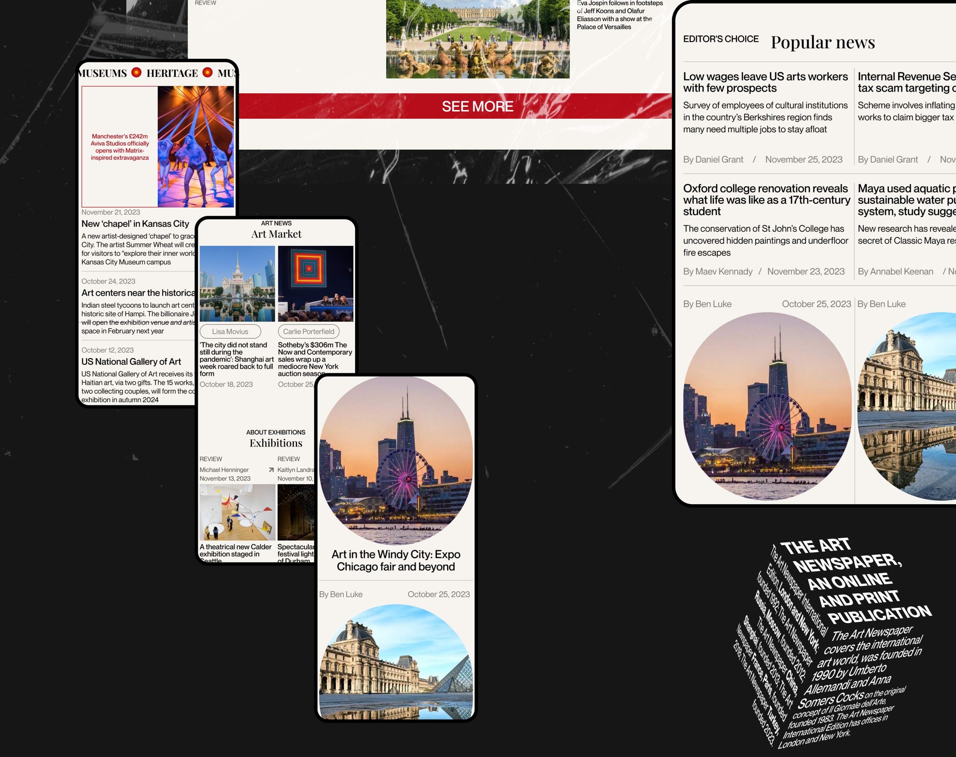 The Art Newspaper: Website Redesign — Изображение №5 — Интерфейсы, Графика на Dprofile