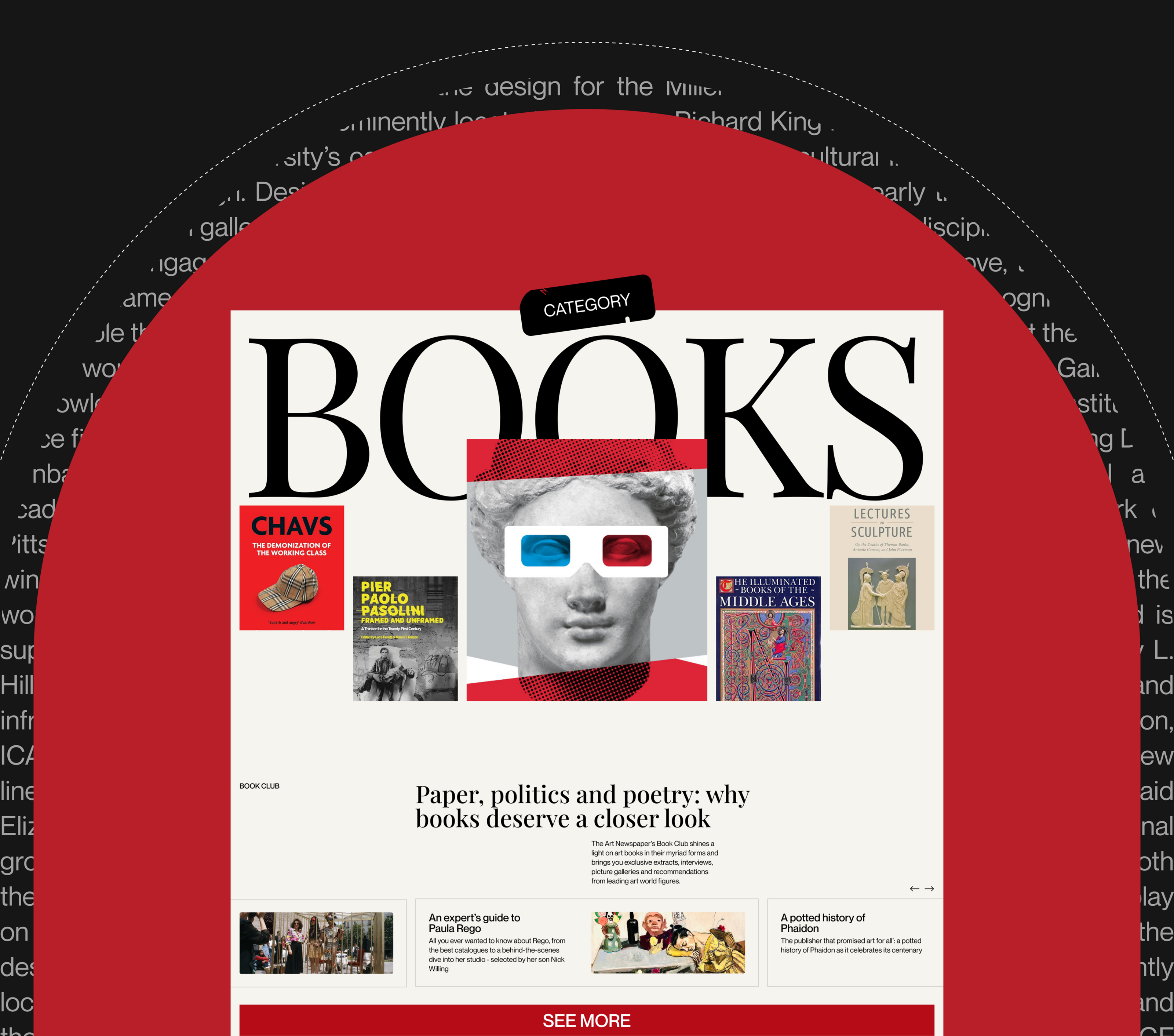 The Art Newspaper: Website Redesign — Изображение №6 — Интерфейсы, Графика на Dprofile