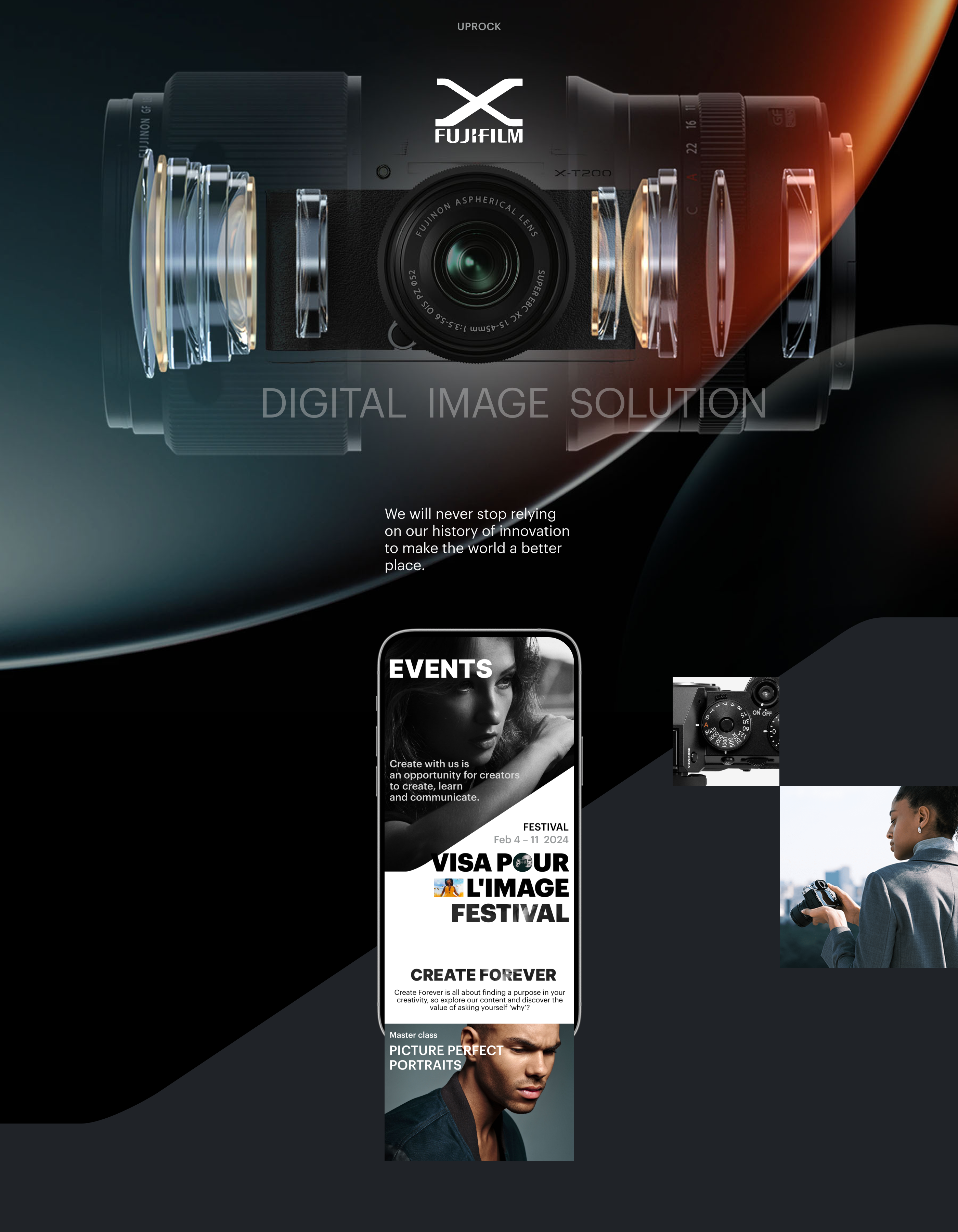 Fujifilm | website — Изображение №1 — Интерфейсы на Dprofile