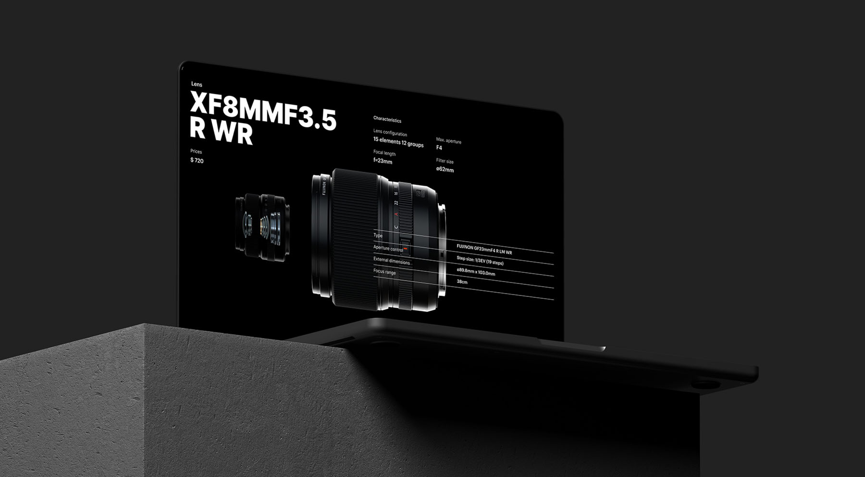 Fujifilm | website — Изображение №7 — Интерфейсы на Dprofile