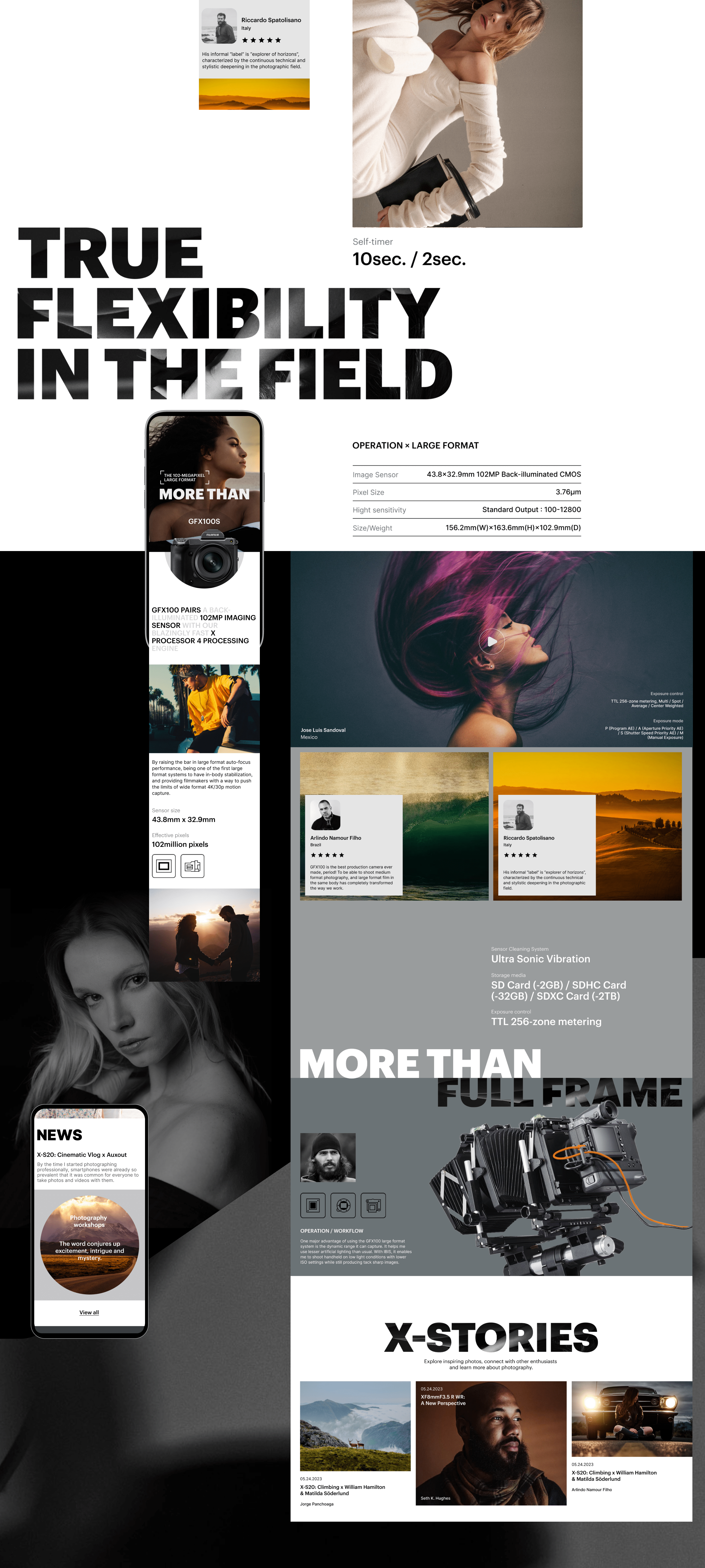Fujifilm | website — Изображение №11 — Интерфейсы на Dprofile