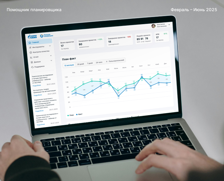 Помощник планировщика — Интерфейсы на Dprofile