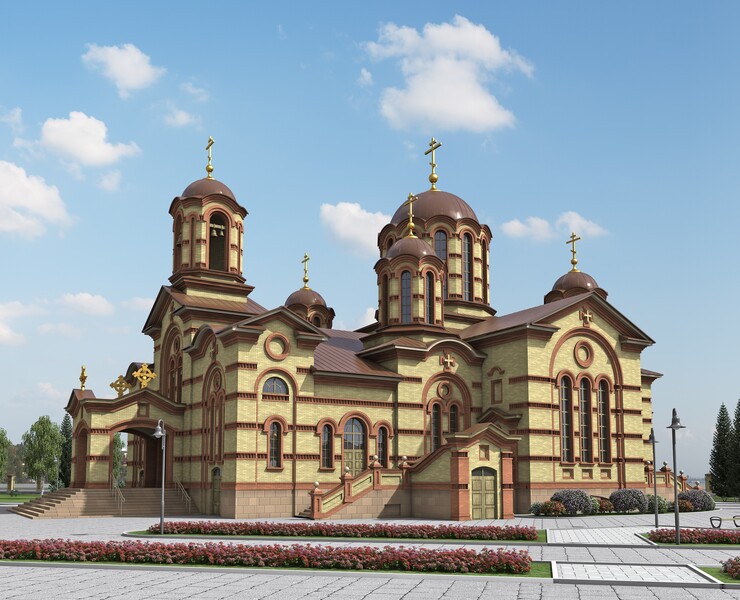 Храм в честь иконы Божией Матери Всецарица — 3D на Dprofile