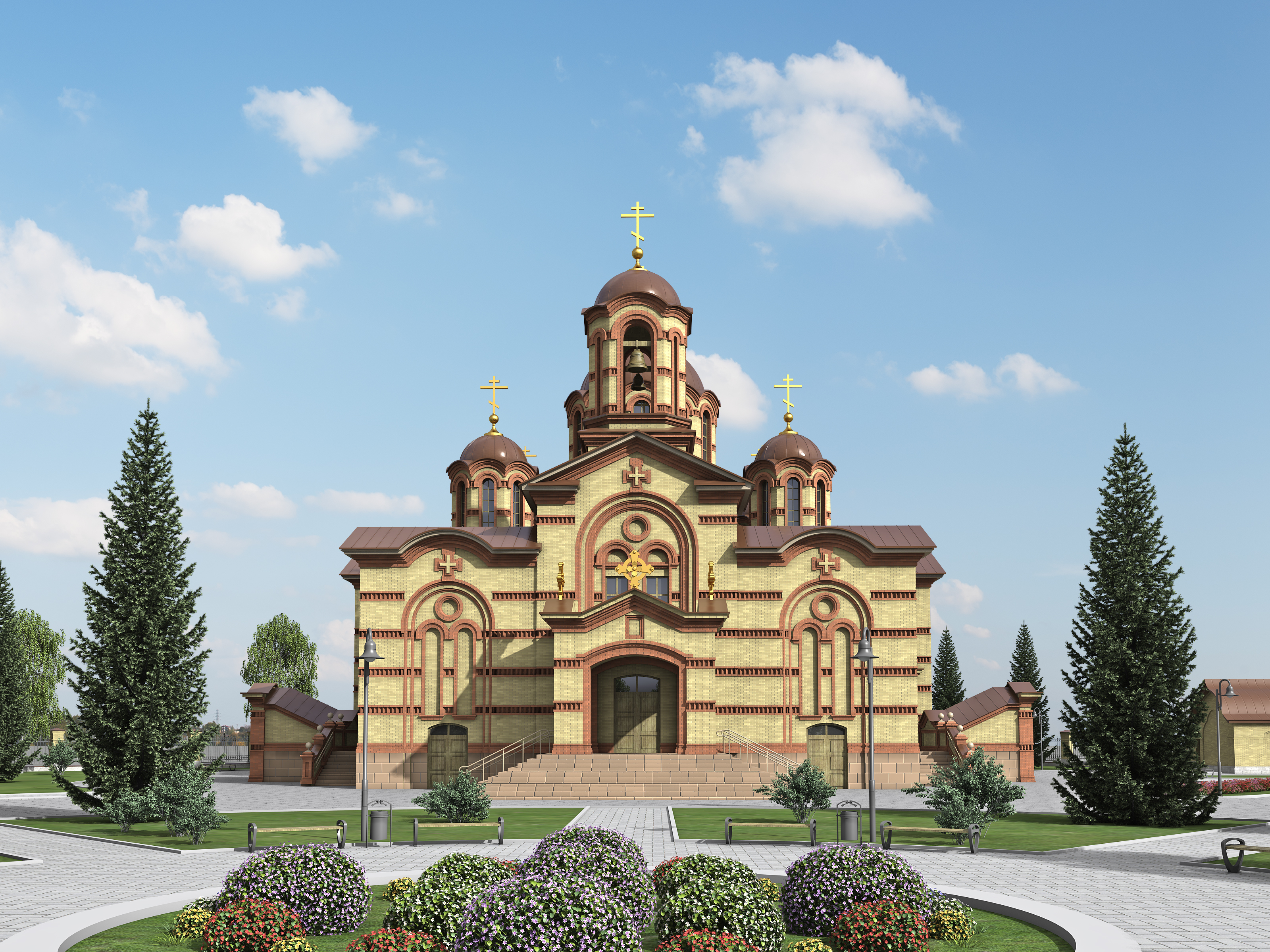 Храм в честь иконы Божией Матери Всецарица — Изображение №11 — 3D на Dprofile