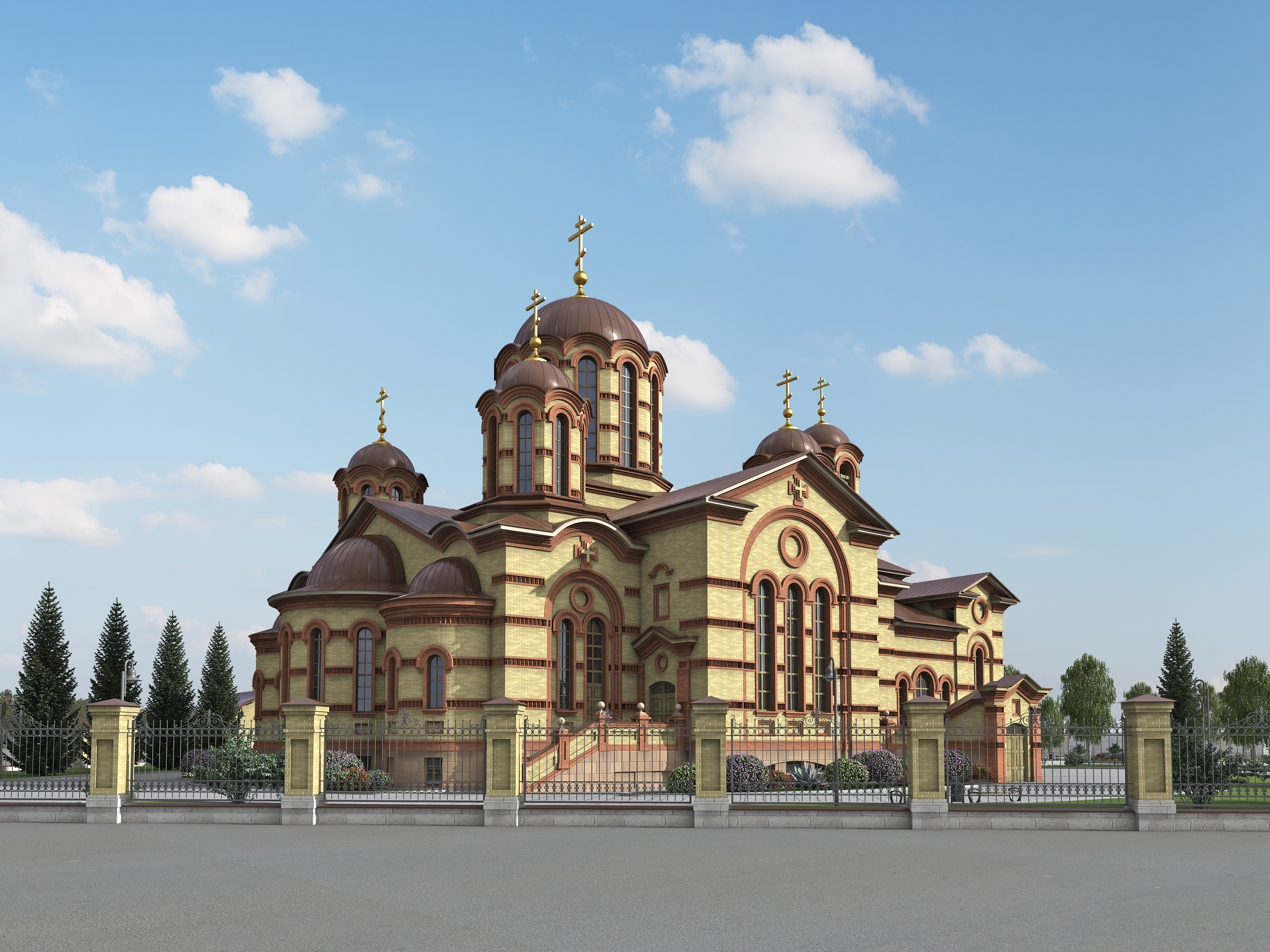 Храм в честь иконы Божией Матери Всецарица — Изображение №6 — 3D на Dprofile