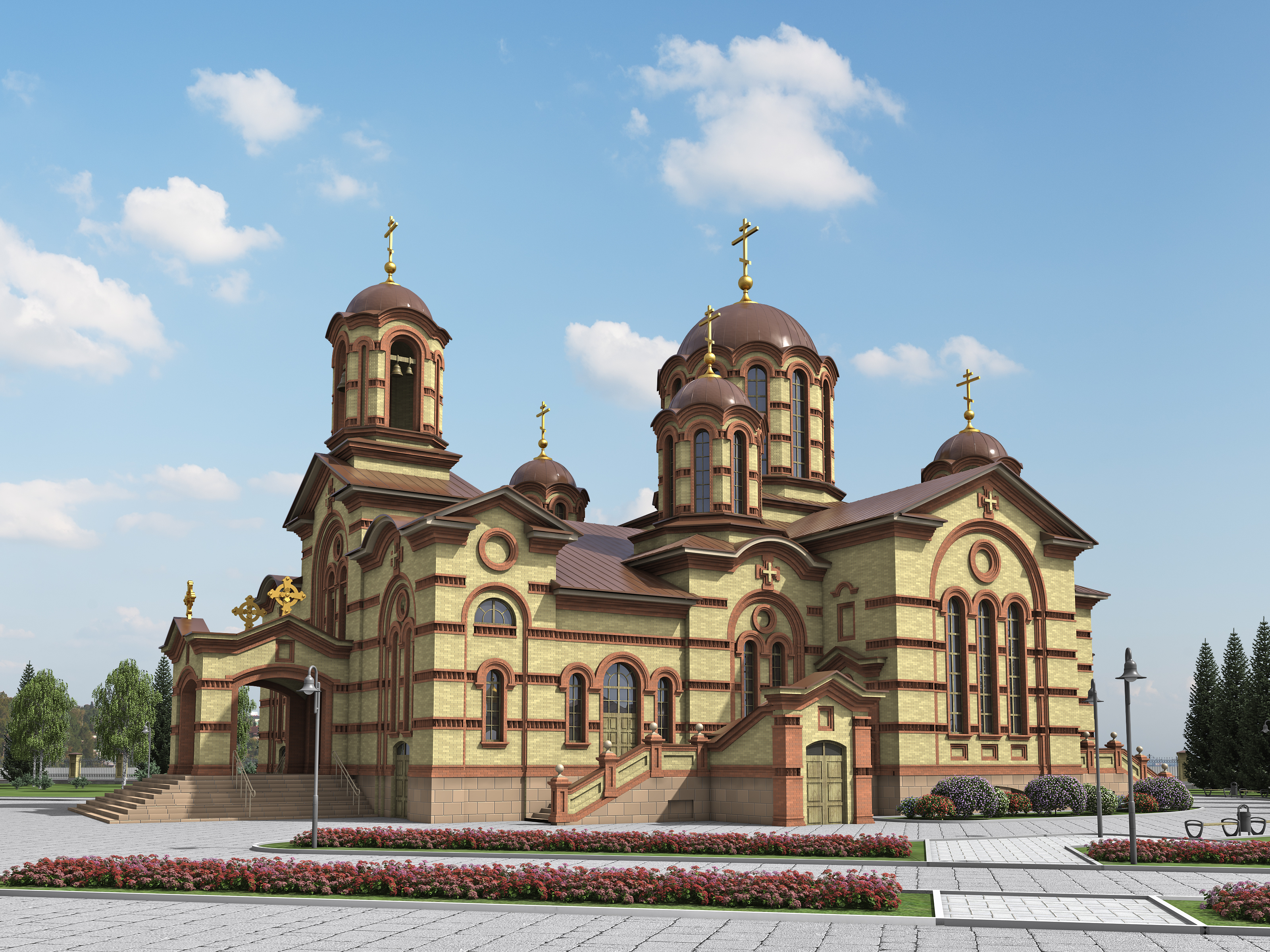 Храм в честь иконы Божией Матери Всецарица — Изображение №1 — 3D на Dprofile