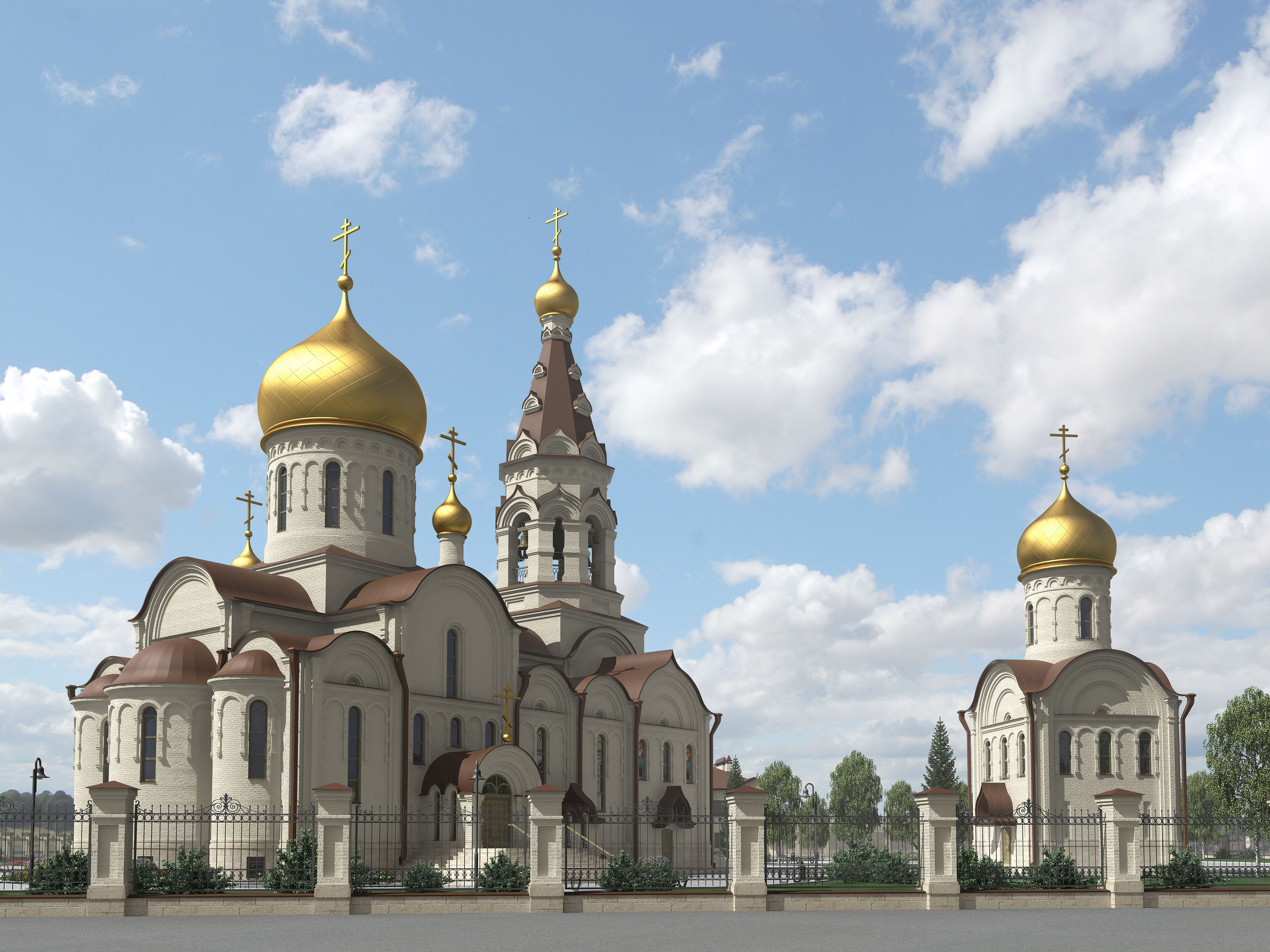 Храмовый комплекс г. Орск — Изображение №2 — 3D на Dprofile