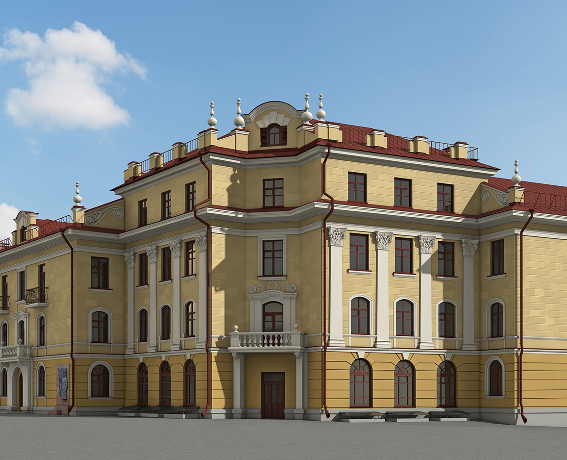 ОКН «Жилой комплекс для высшего офицерского состава» — 3D на Dprofile