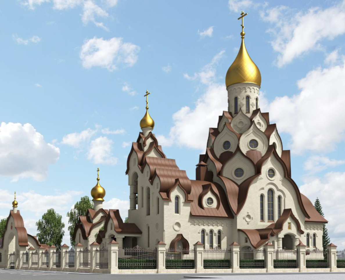 Храм вмч.Пантелеимона в г. Ясный — 3D на Dprofile