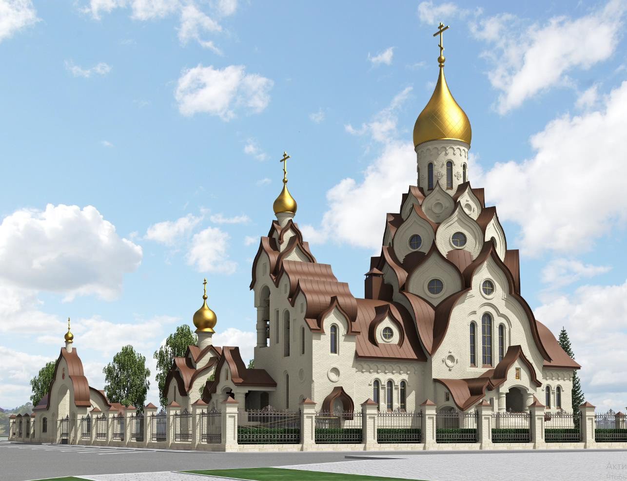 Храм вмч.Пантелеимона в г. Ясный — Изображение №1 — 3D на Dprofile